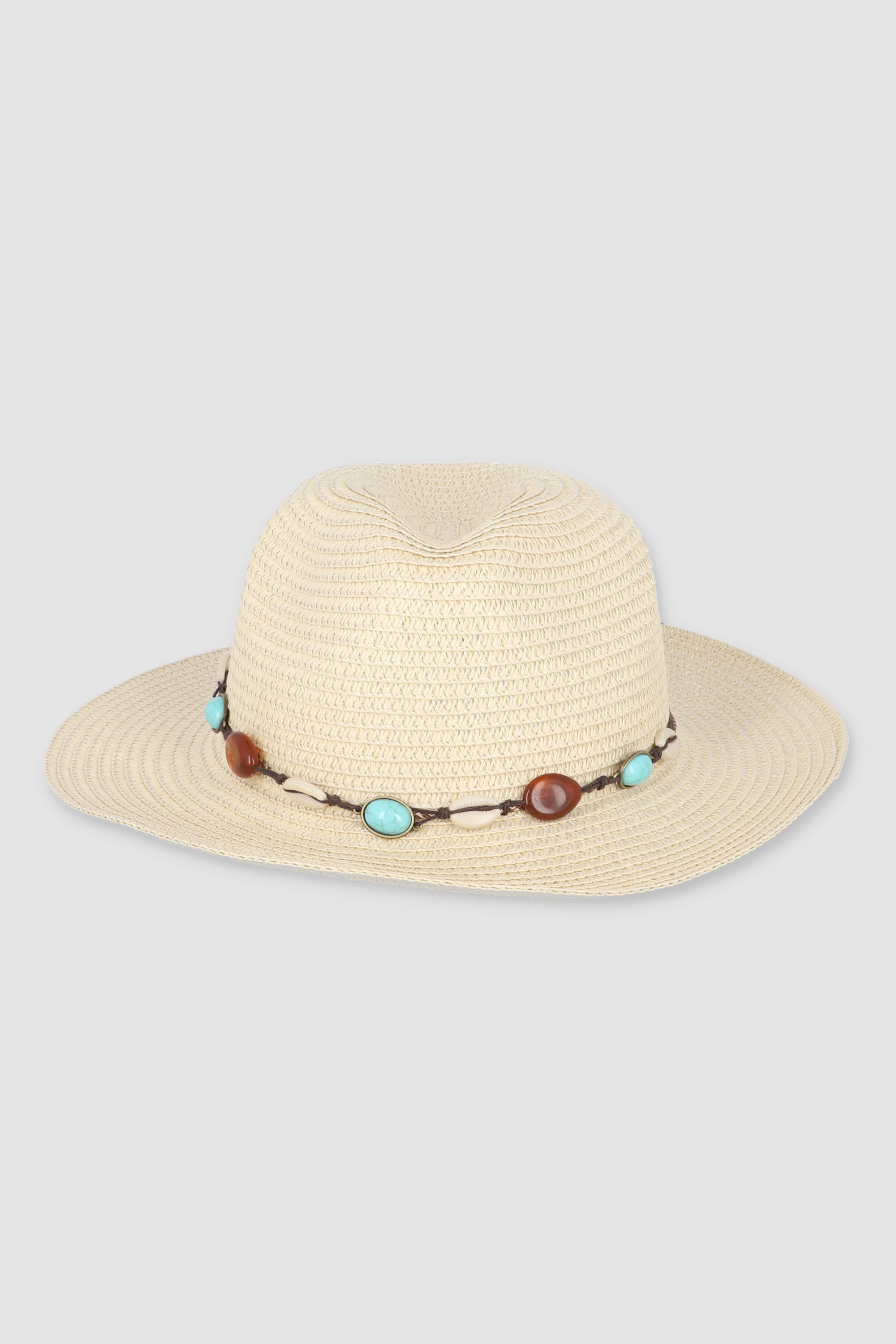 Sombrero fedora cinta BEIGE