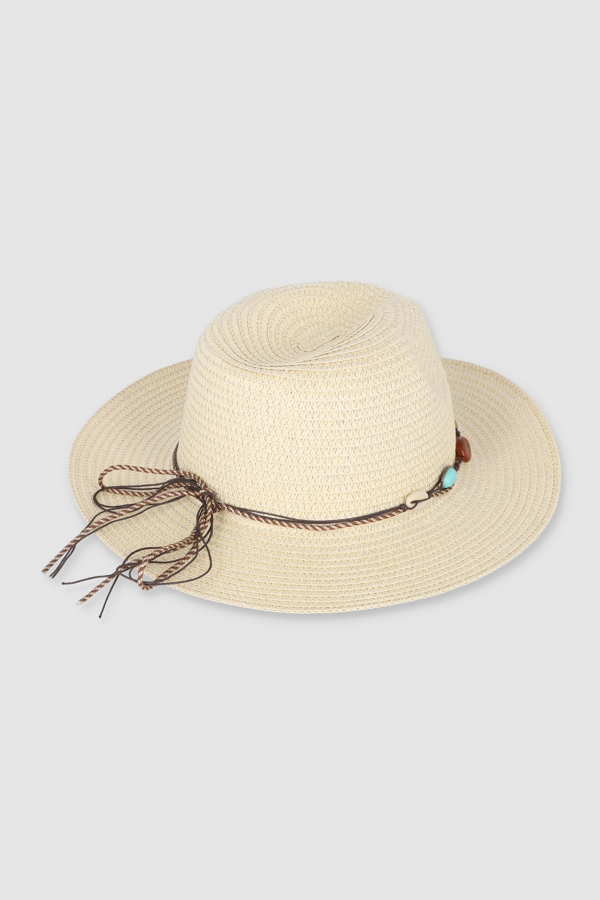 Sombrero fedora cinta BEIGE