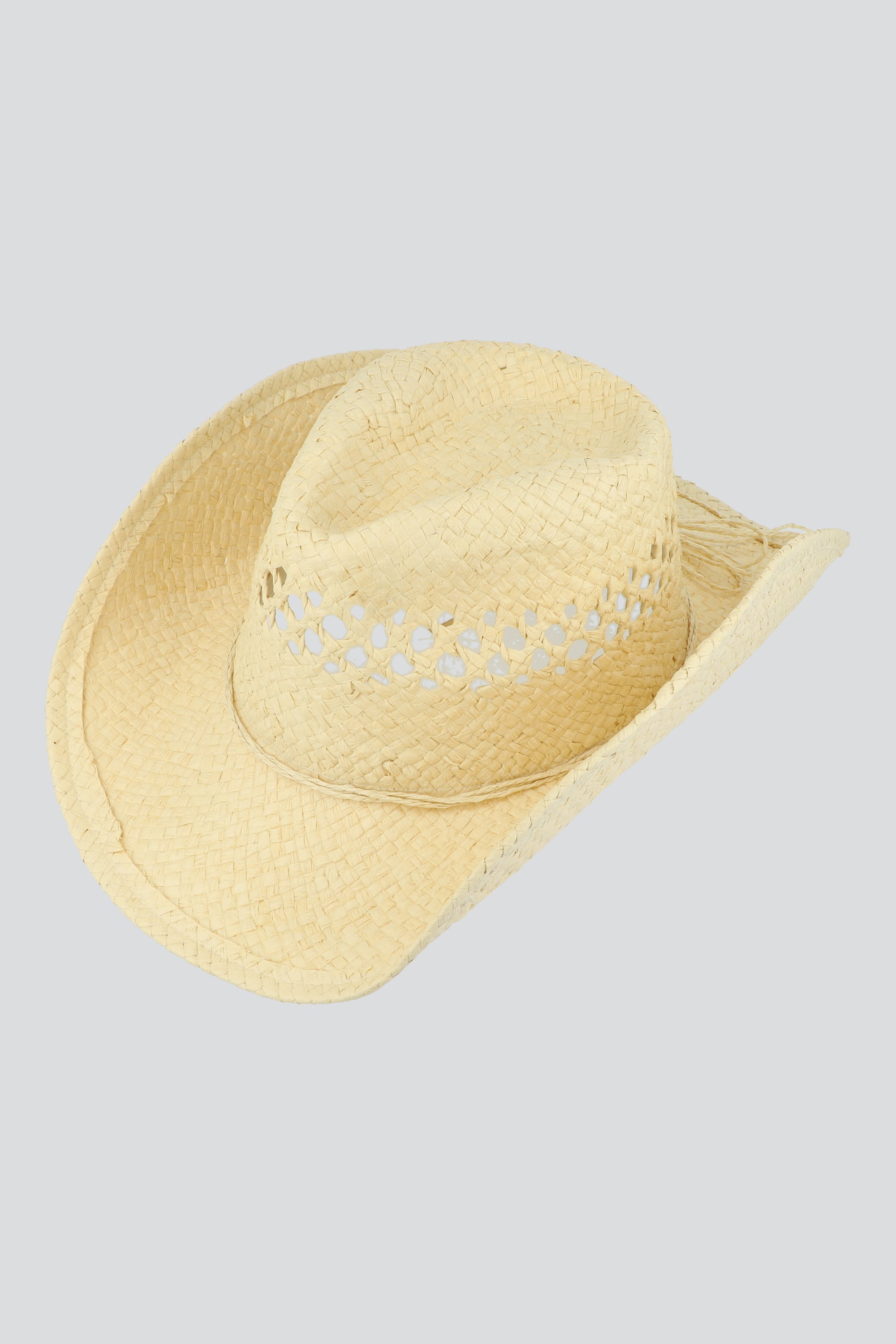 Sombrero vaquero cenefa calada BEIGE