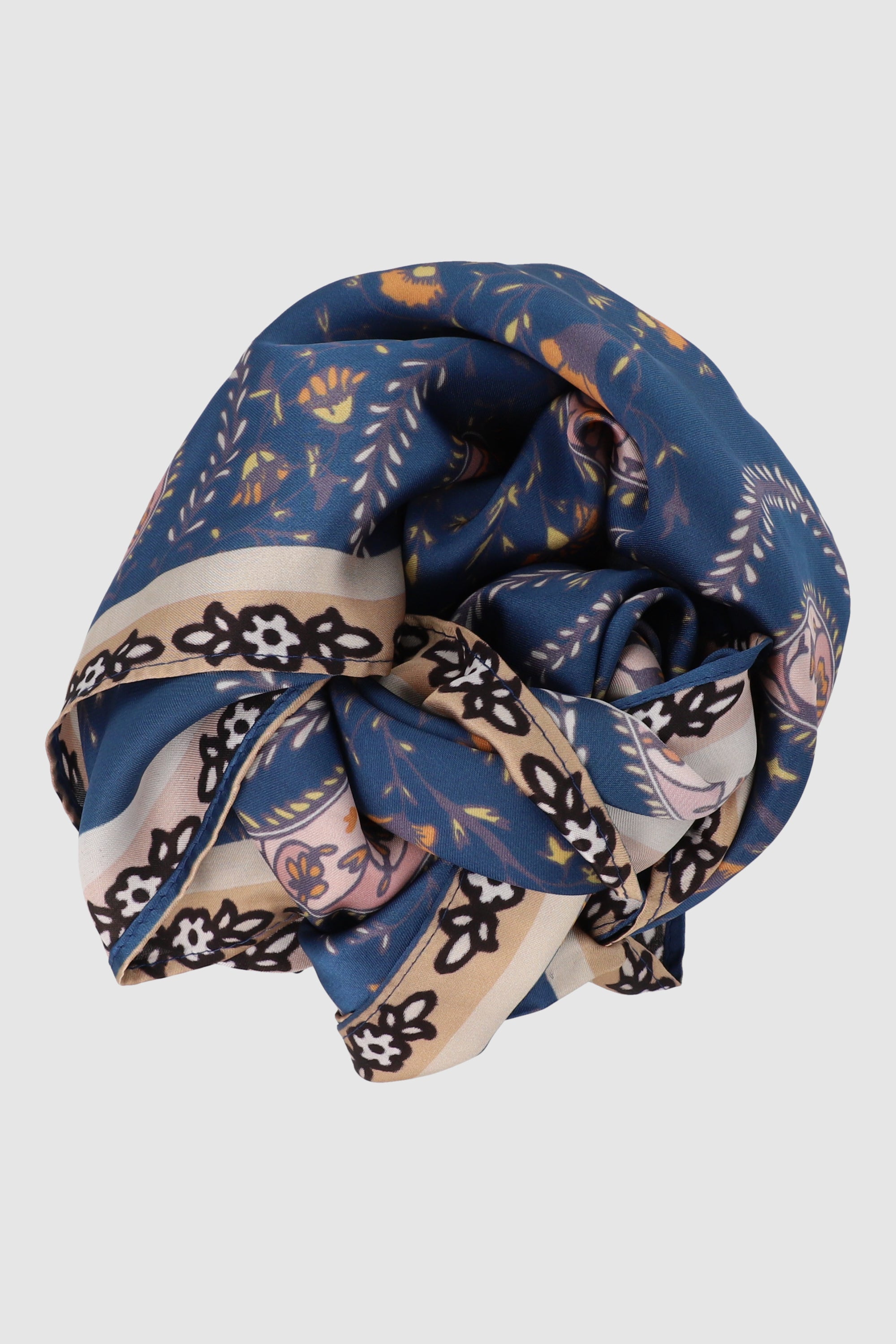Pañuelo multi paisleys AZUL
