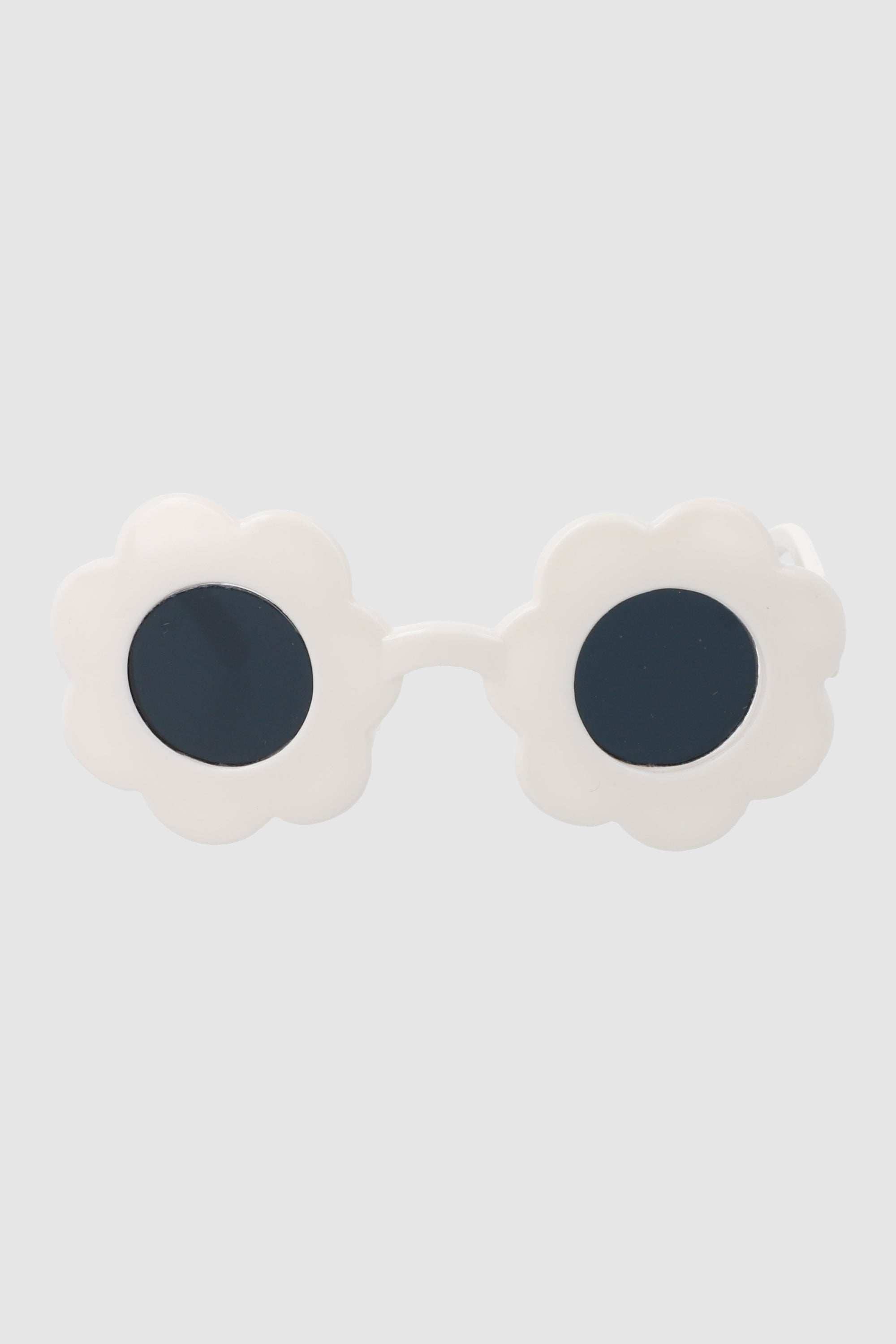 Lentes para mascota flor BLANCO