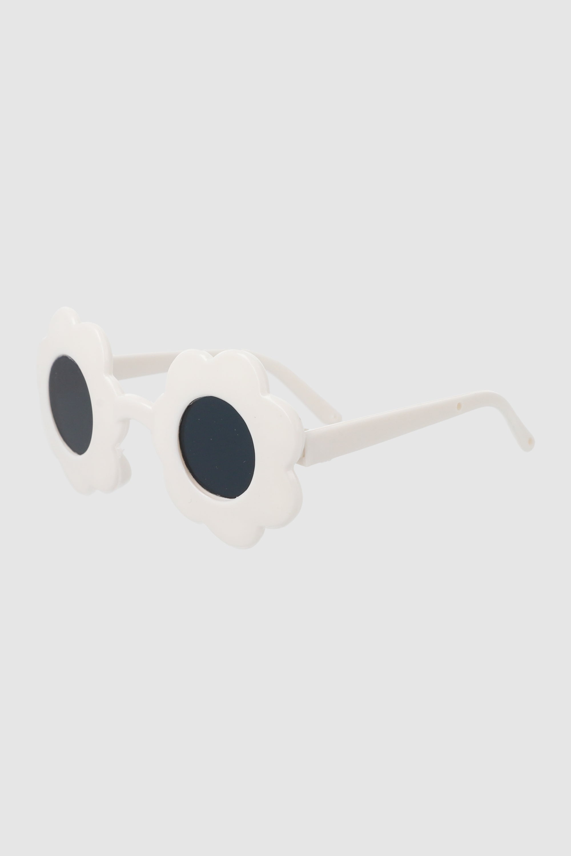 Lentes para mascota flor BLANCO