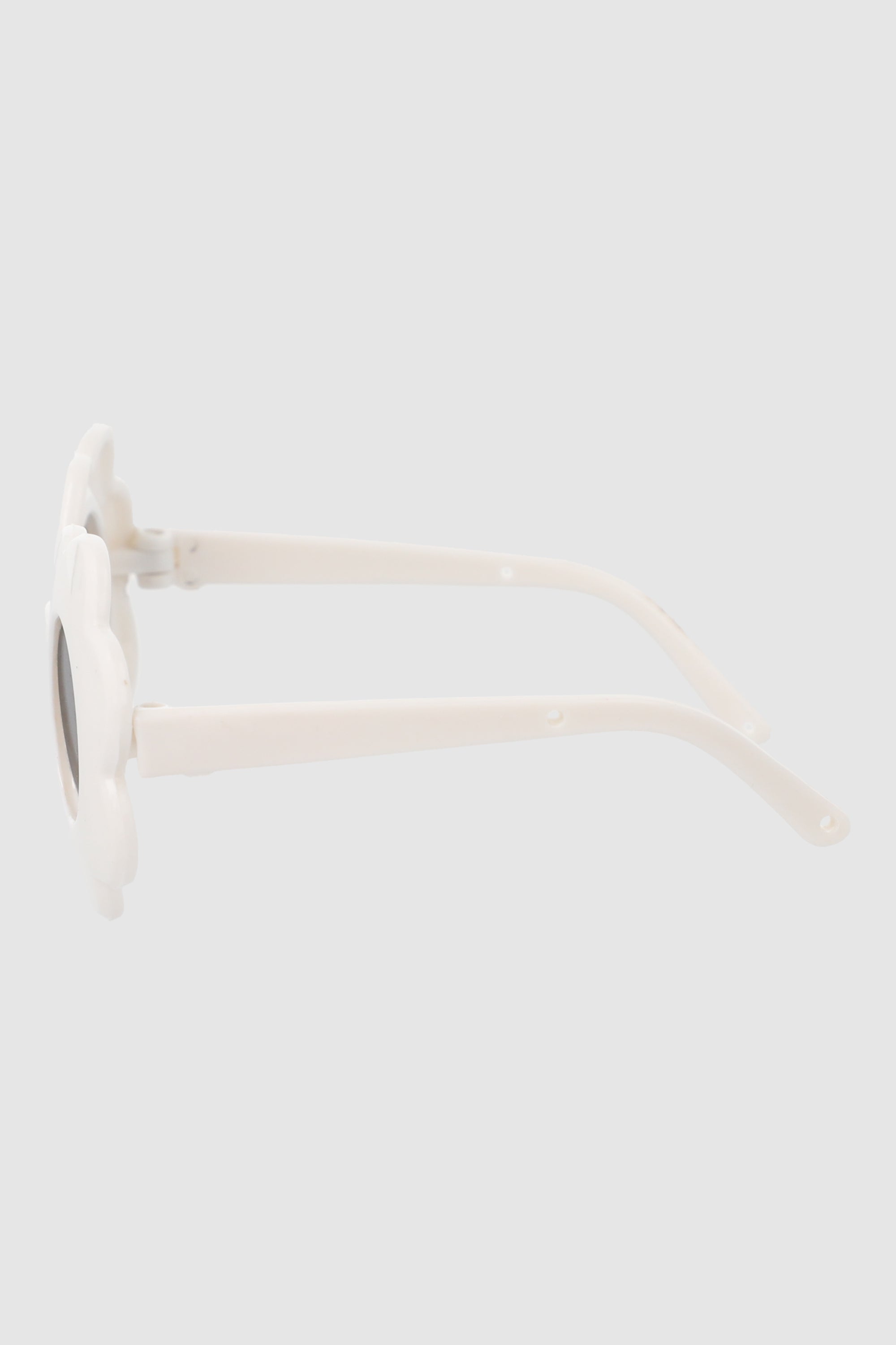 Lentes para mascota flor BLANCO