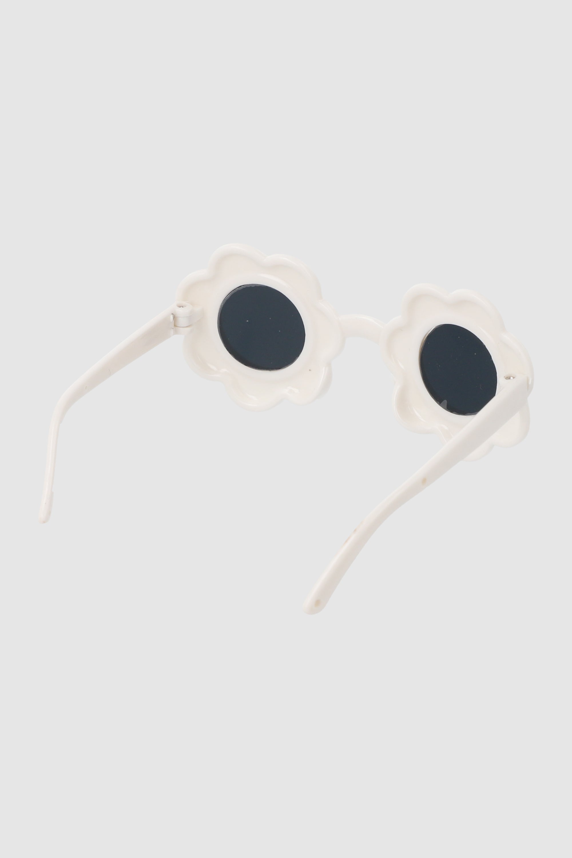 Lentes para mascota flor BLANCO