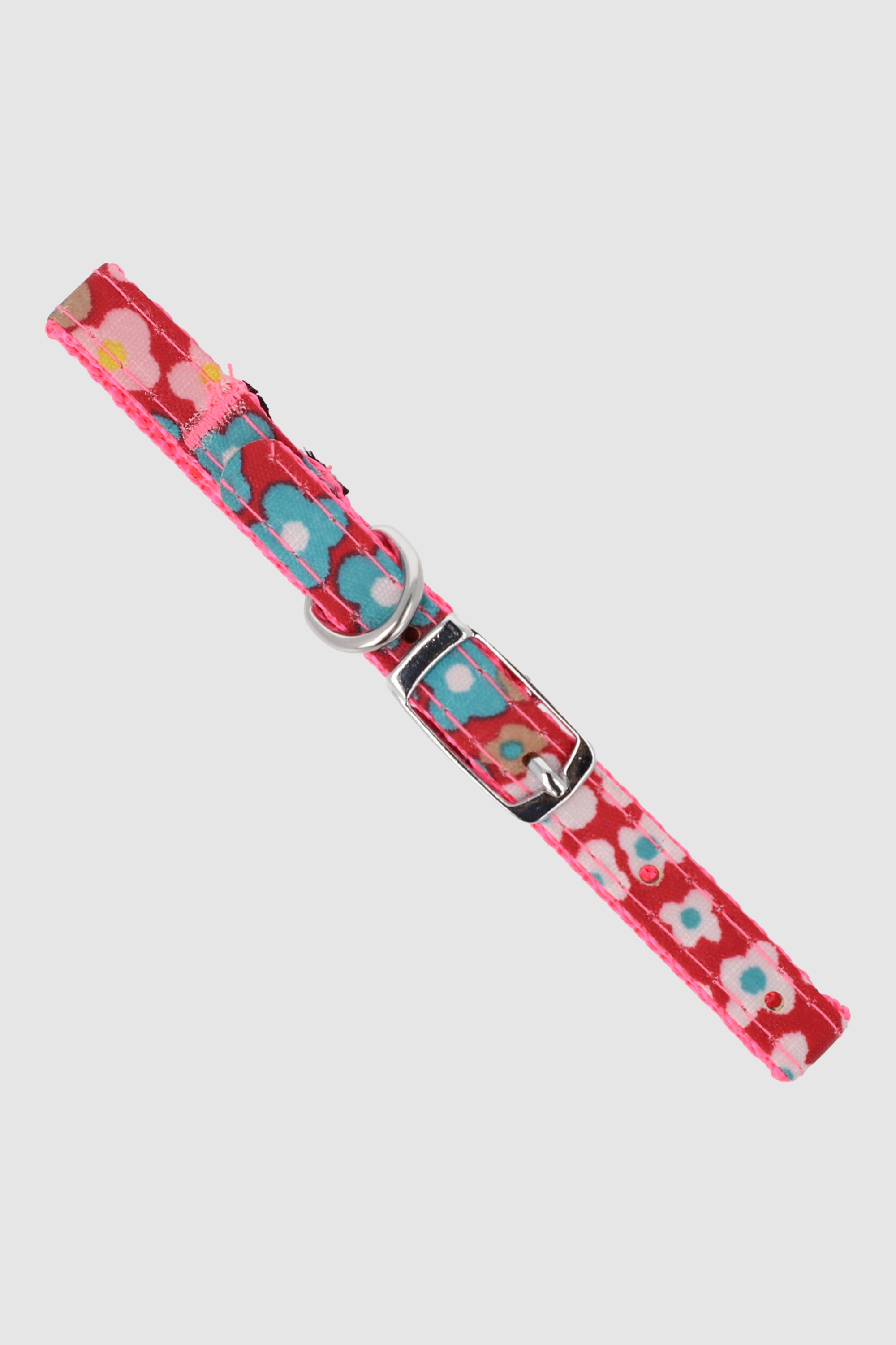Collar para mascota flores ROSA