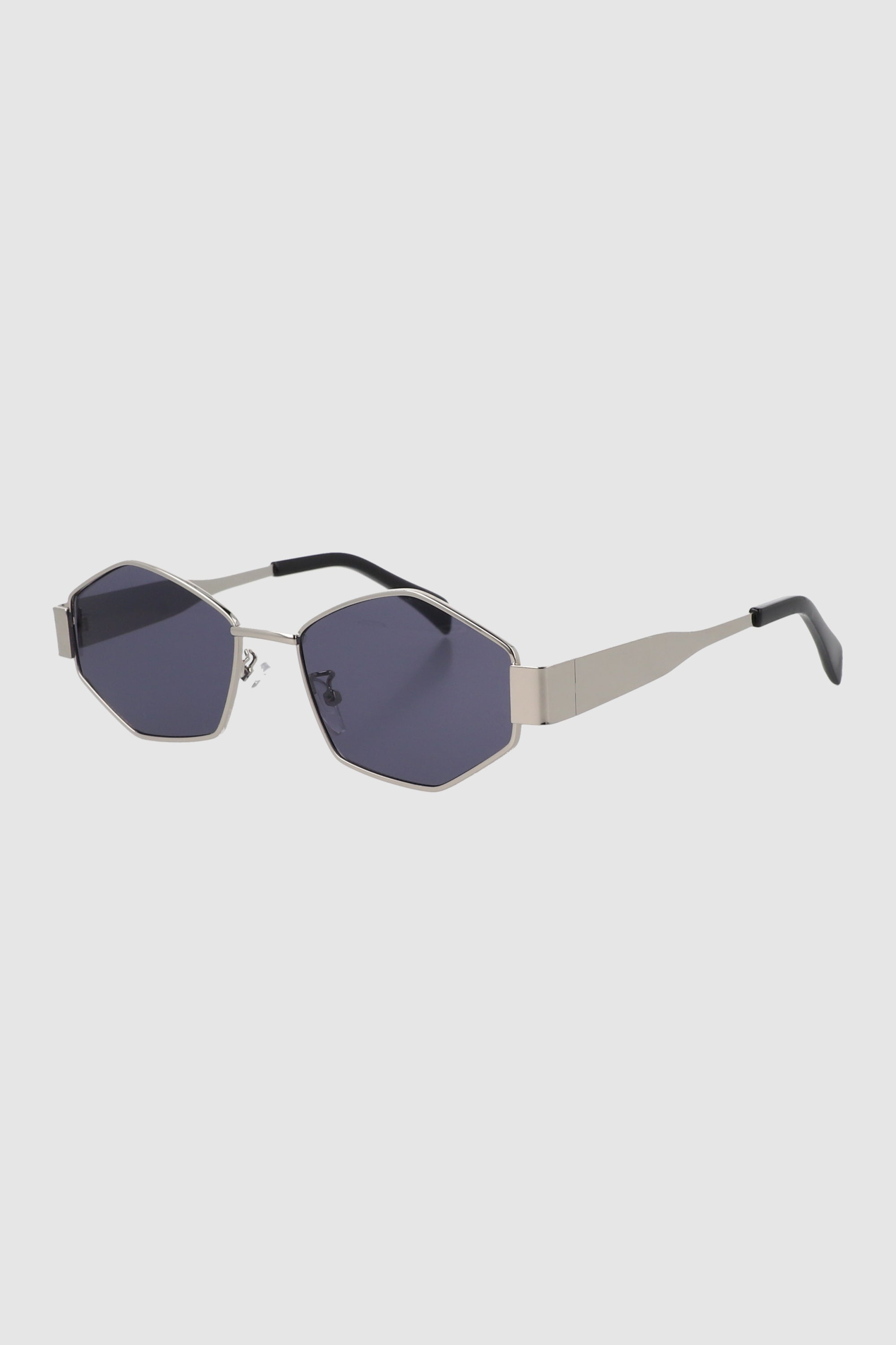 Lentes alargados hexagonales PLATA