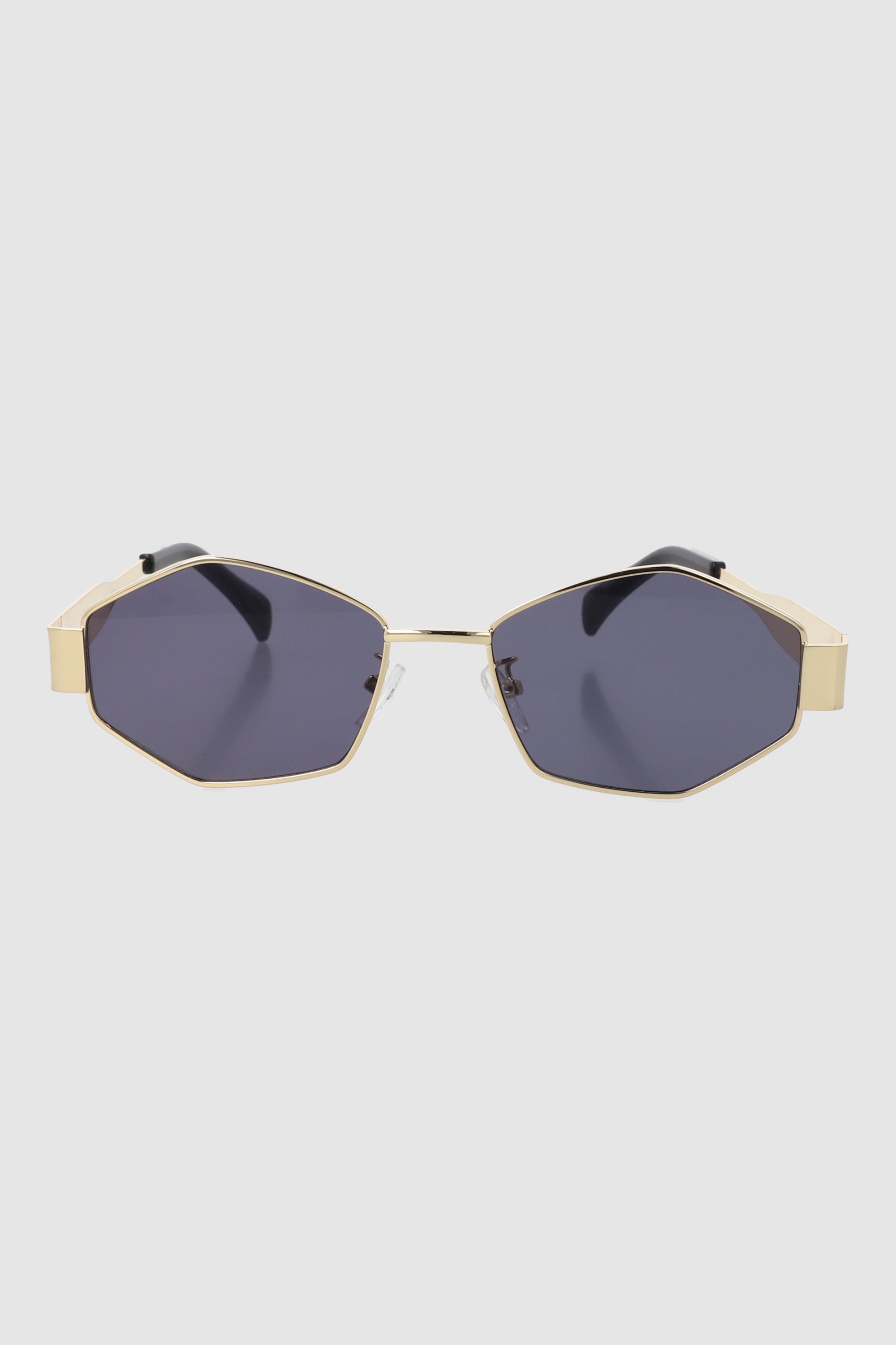 Lentes alargados hexagonales ORO