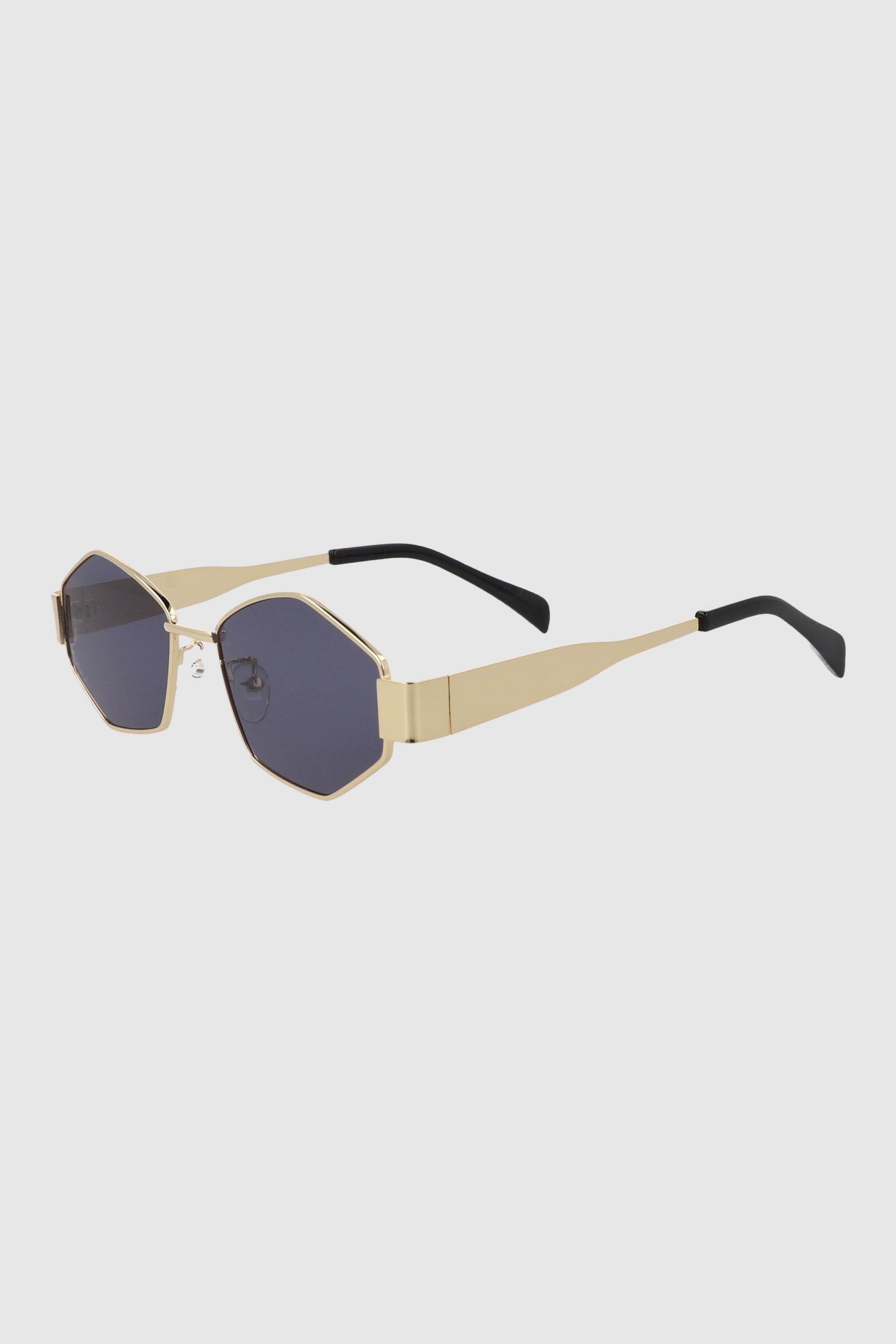 Lentes alargados hexagonales ORO