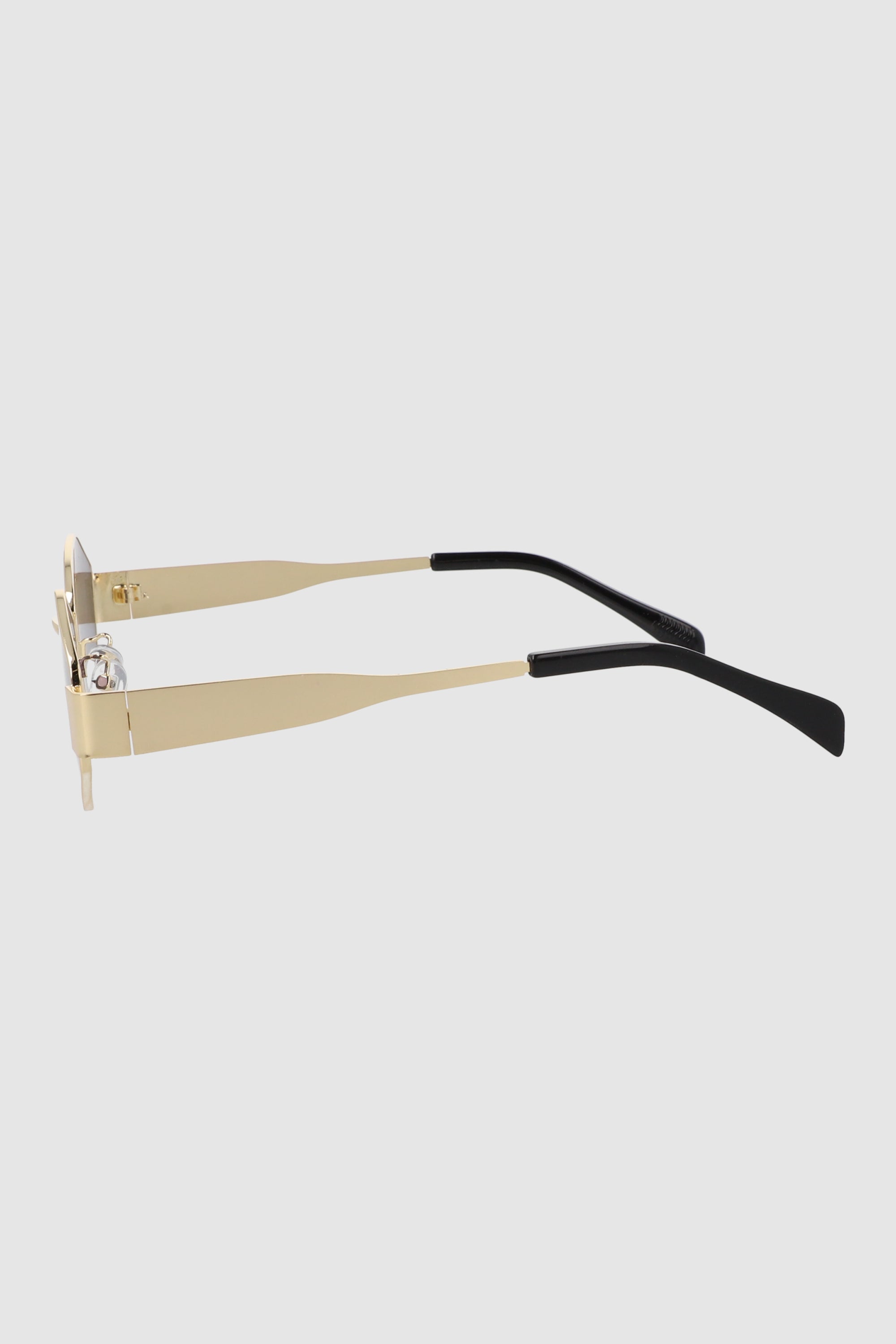 Lentes alargados hexagonales ORO