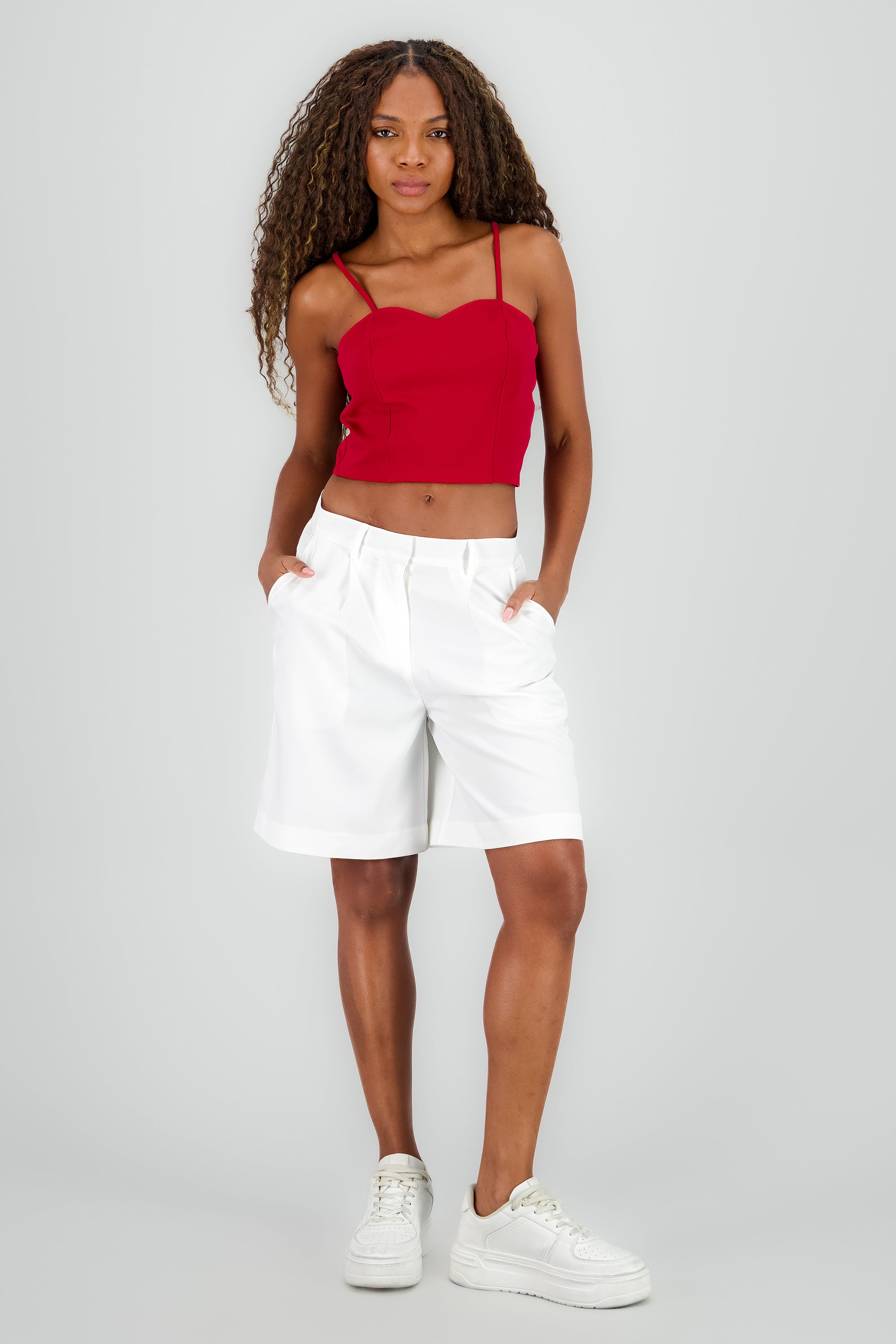 Short liso BLANCO