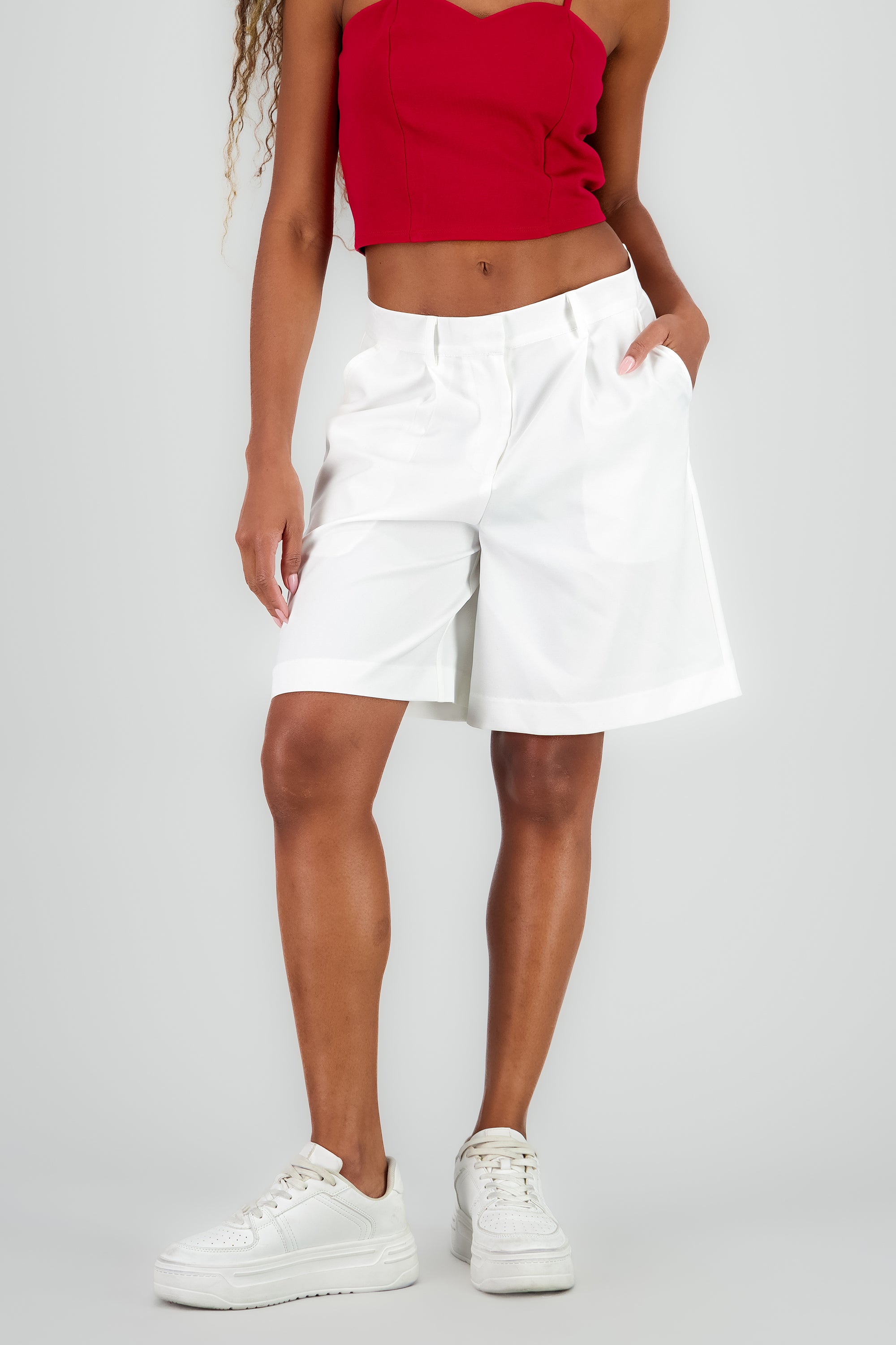 Short liso BLANCO