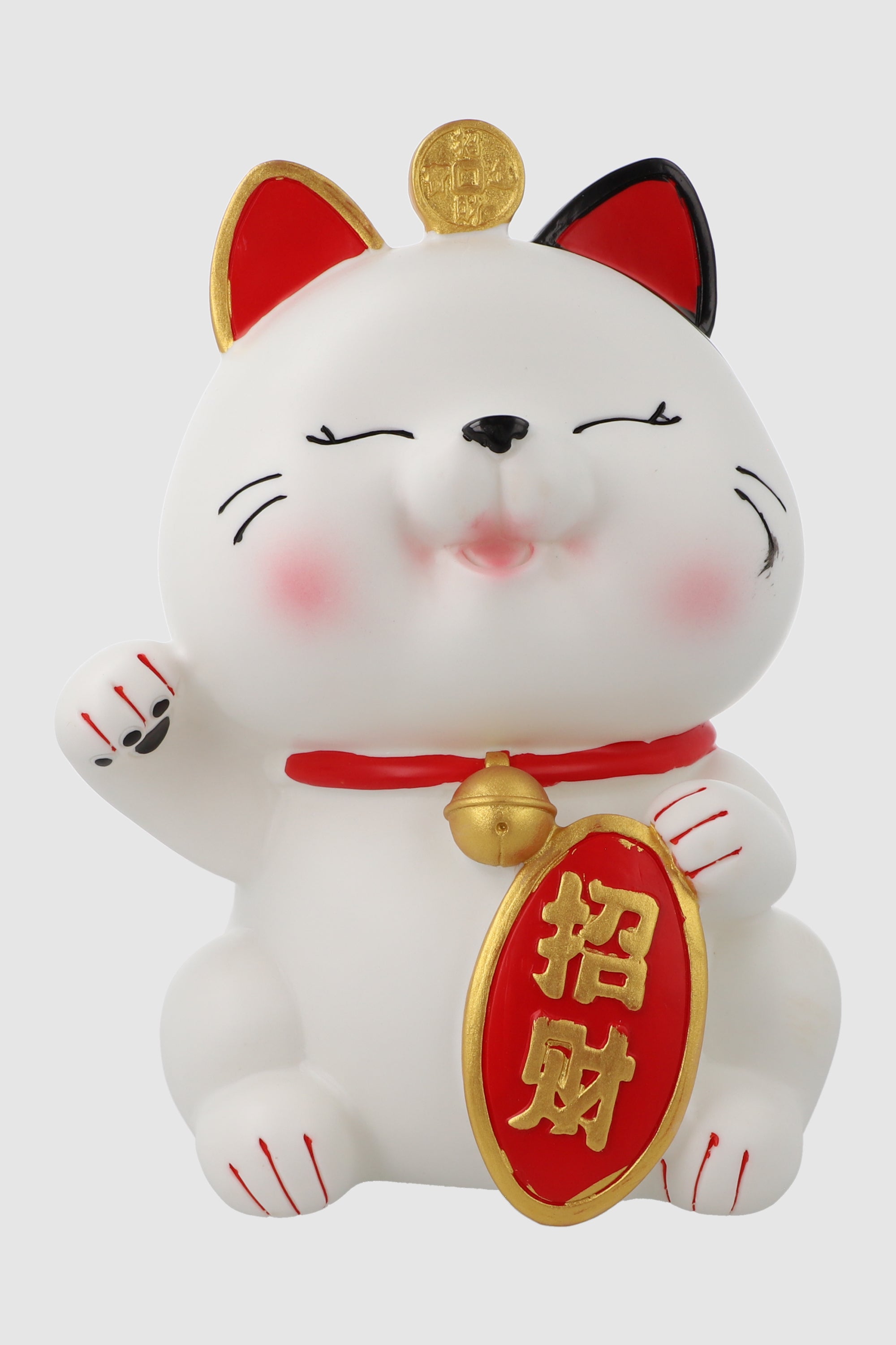 Alcancia gato oriental BLANCO