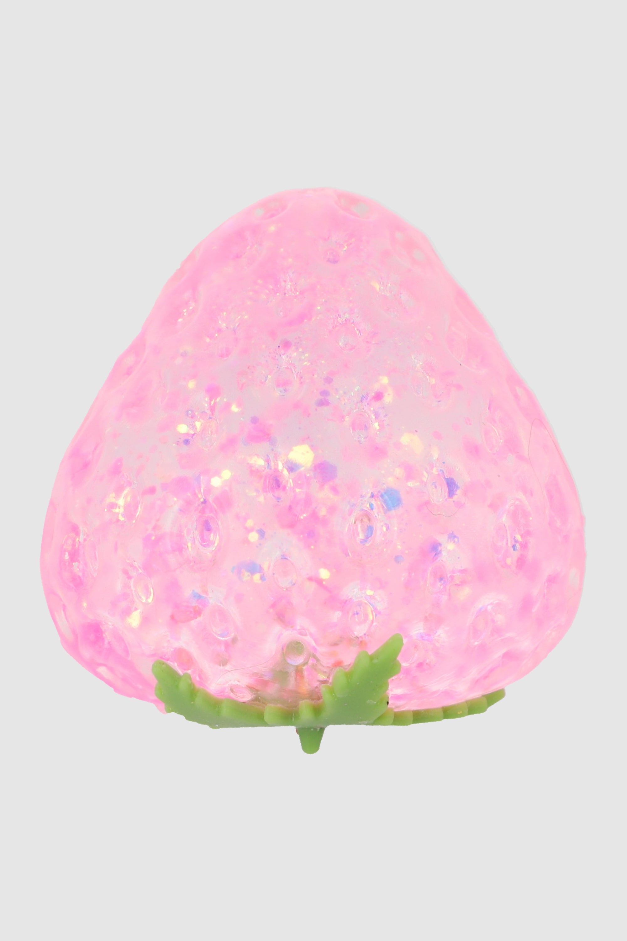 Squishy fresa glitter ROSA