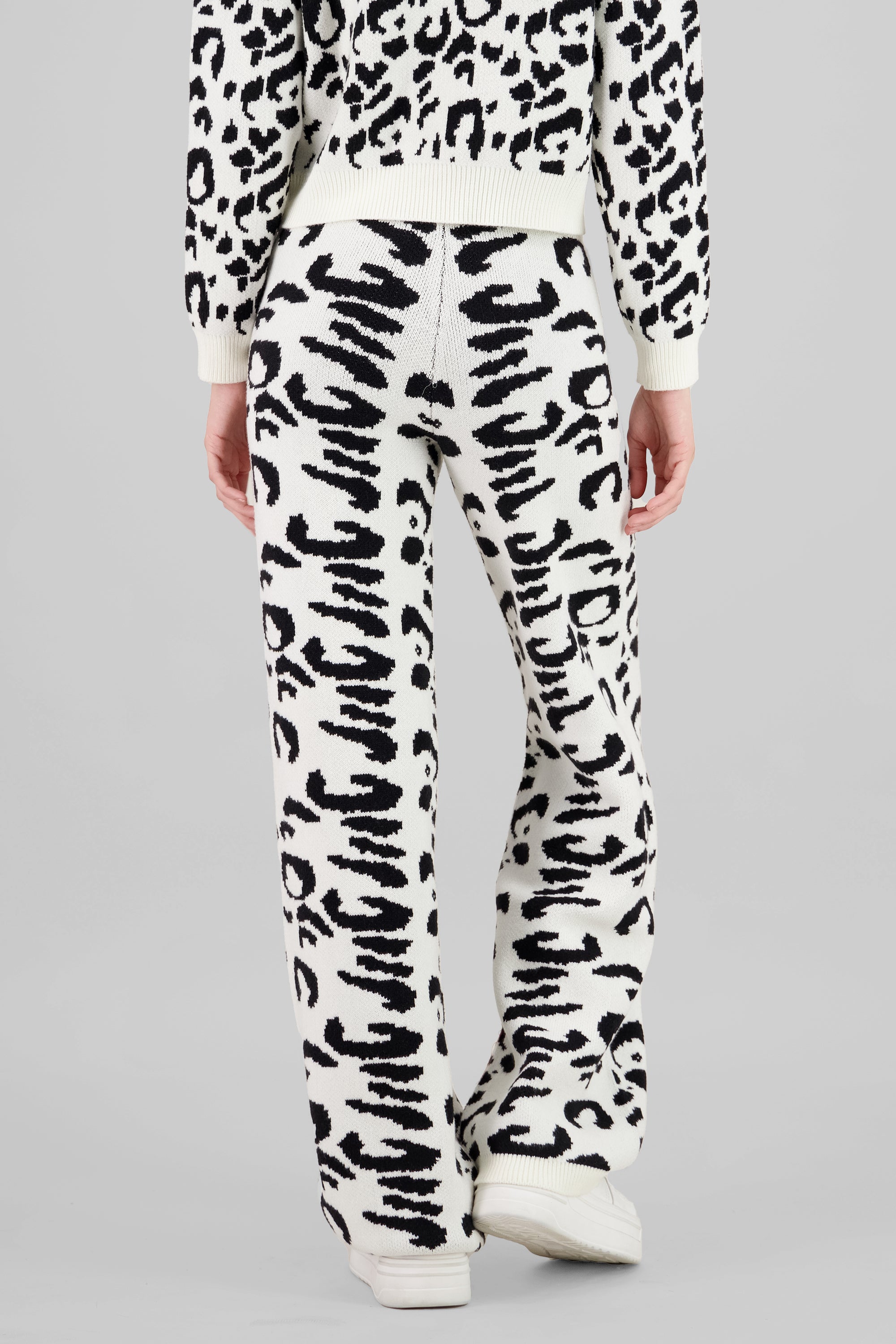 Pantalon de tejido NEGRO BLANCO