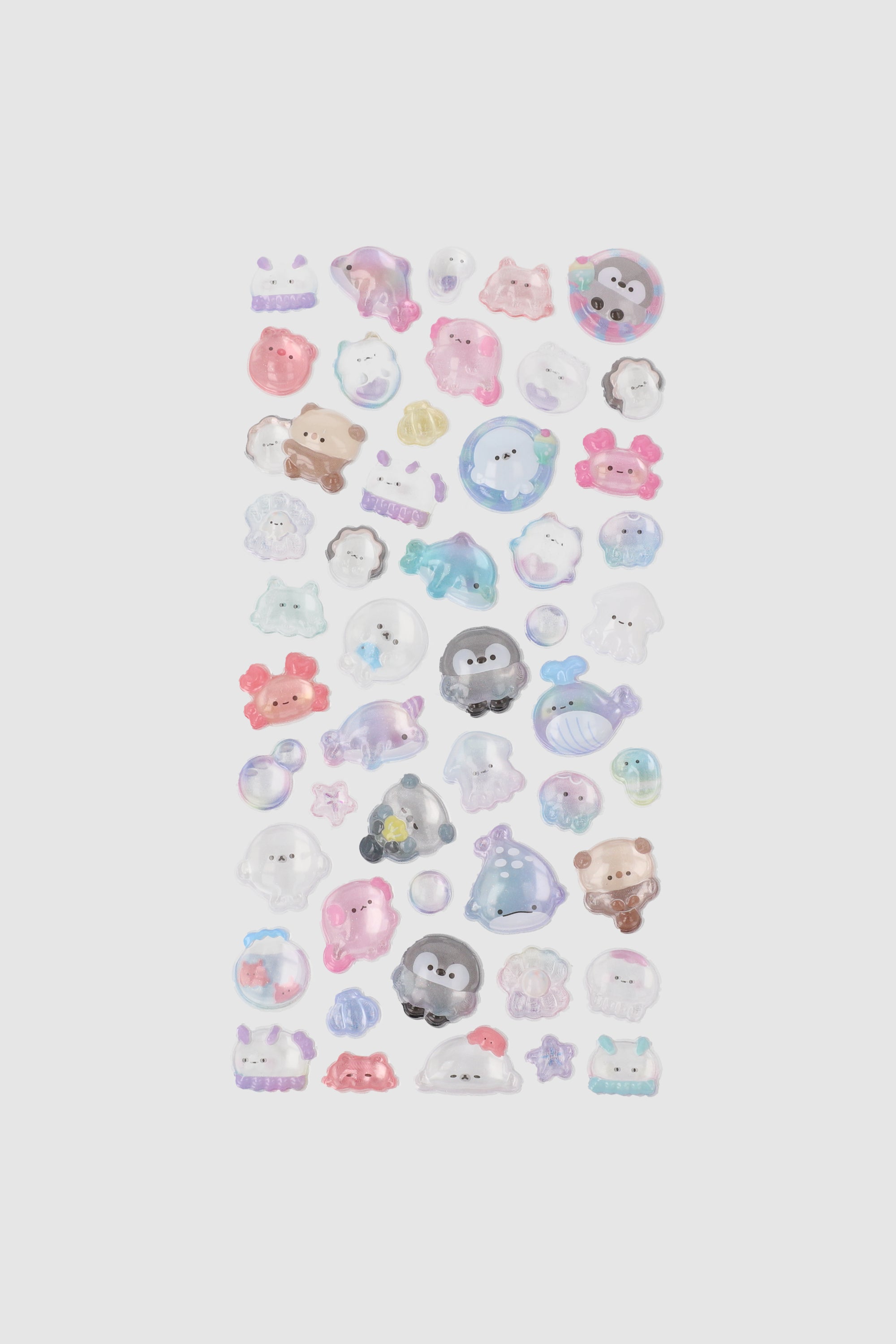 Planilla stickers 3d MULTICOLOR