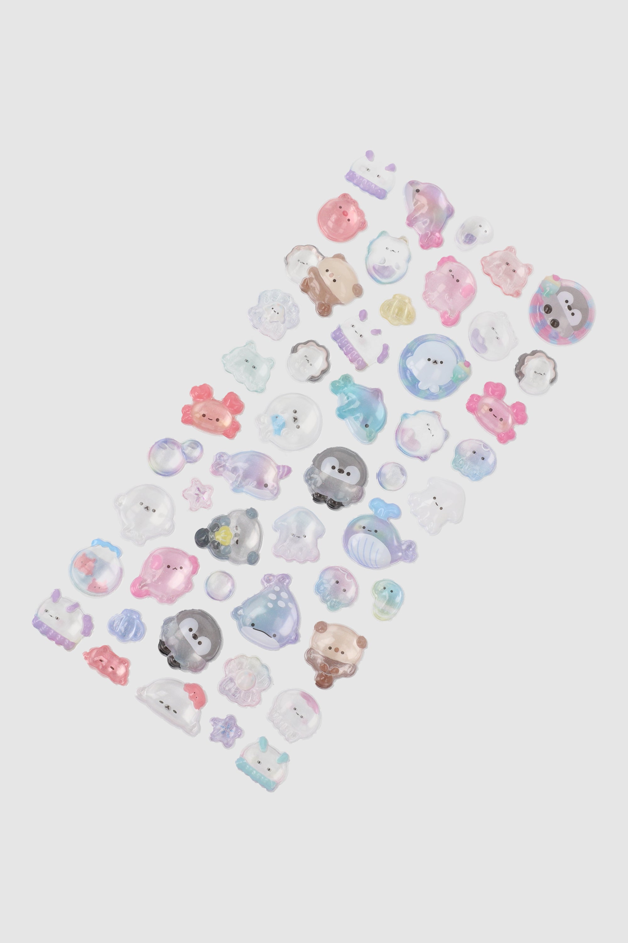 Planilla stickers 3d MULTICOLOR
