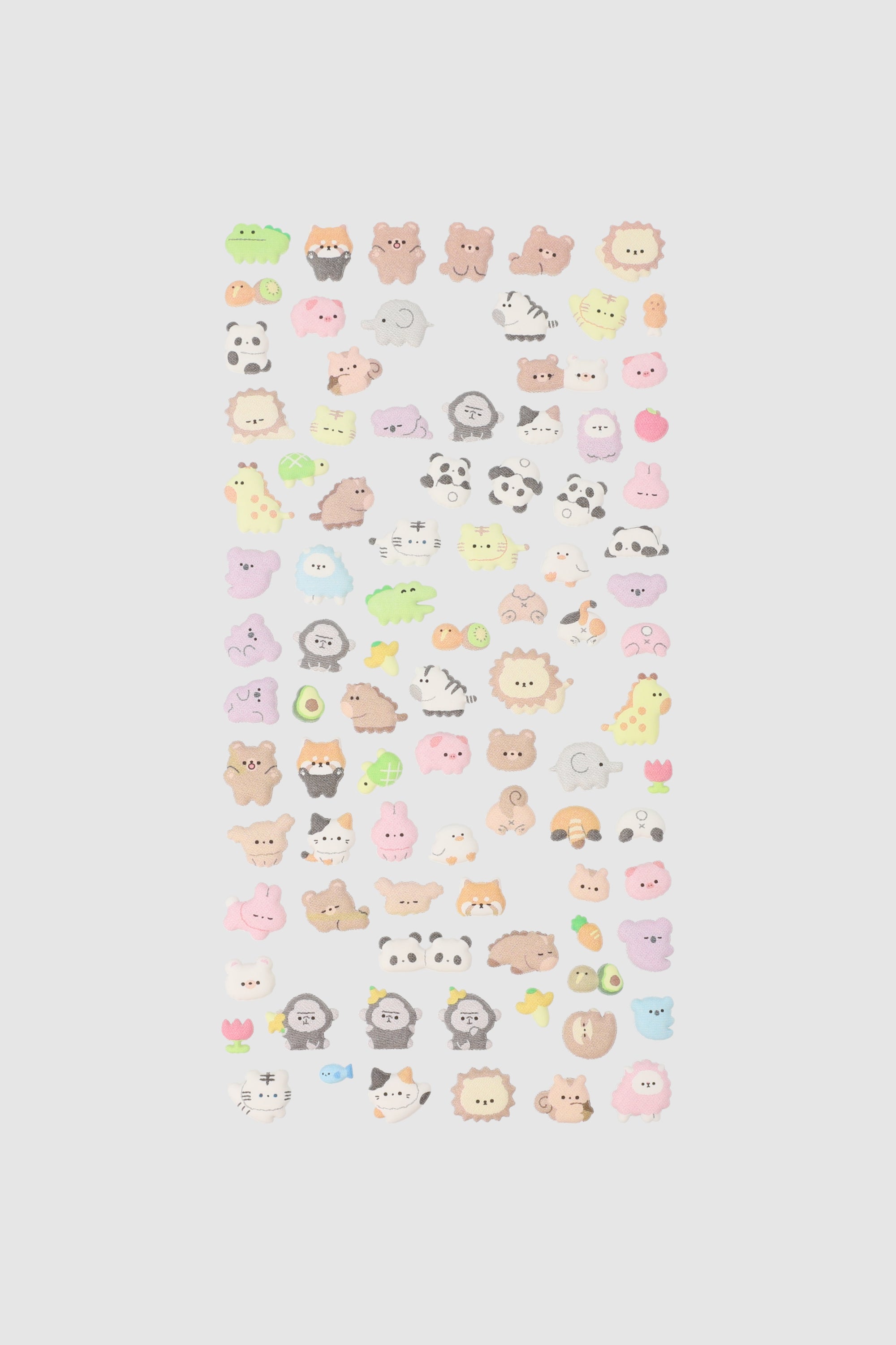 Planilla stickers 3d mix MULTICOLOR