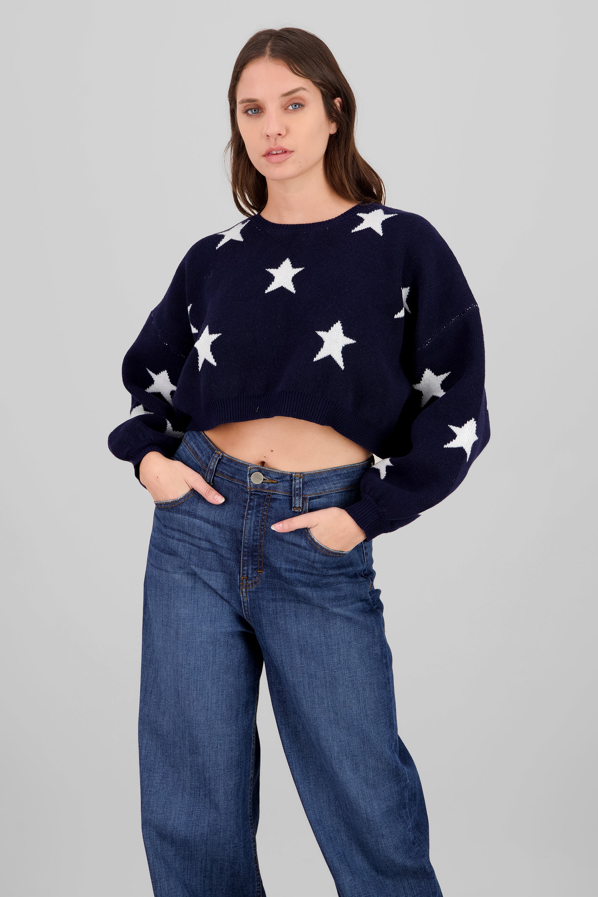 Sueter tejido estrellas MARINO COMBO