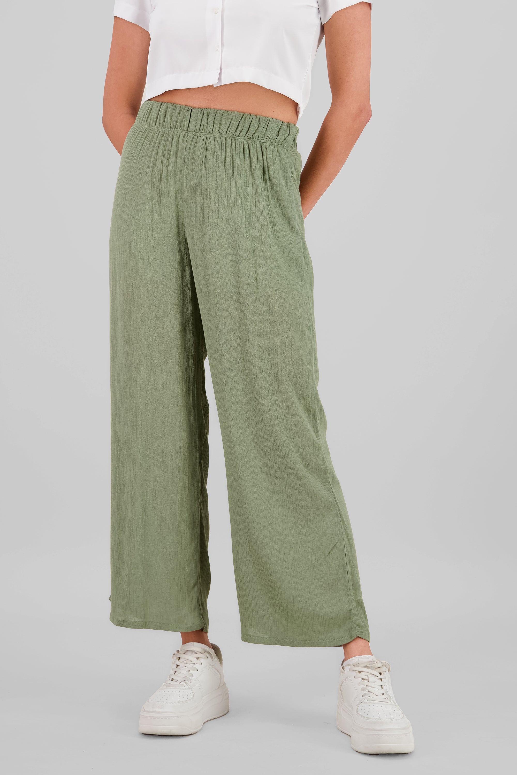 Pantalón  Amplio VERDE CLARO