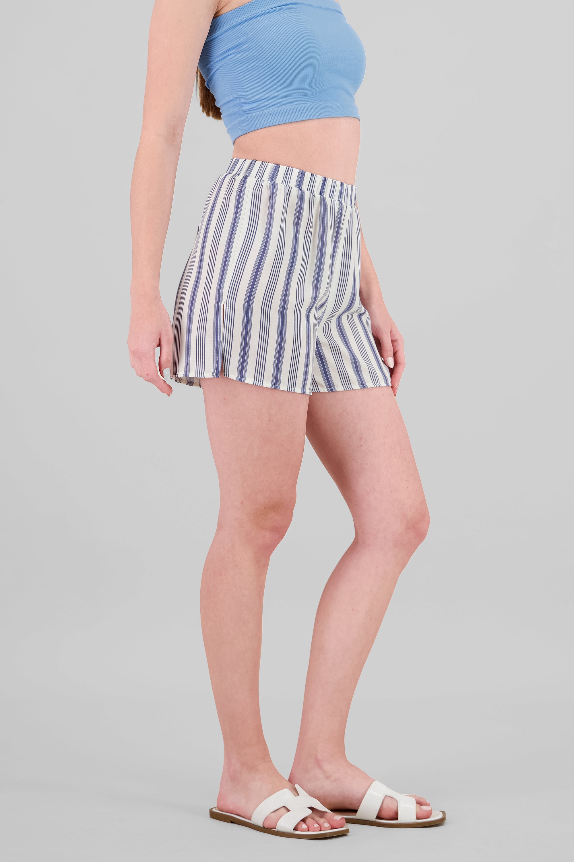 Short lineas abertura AZUL COMBO