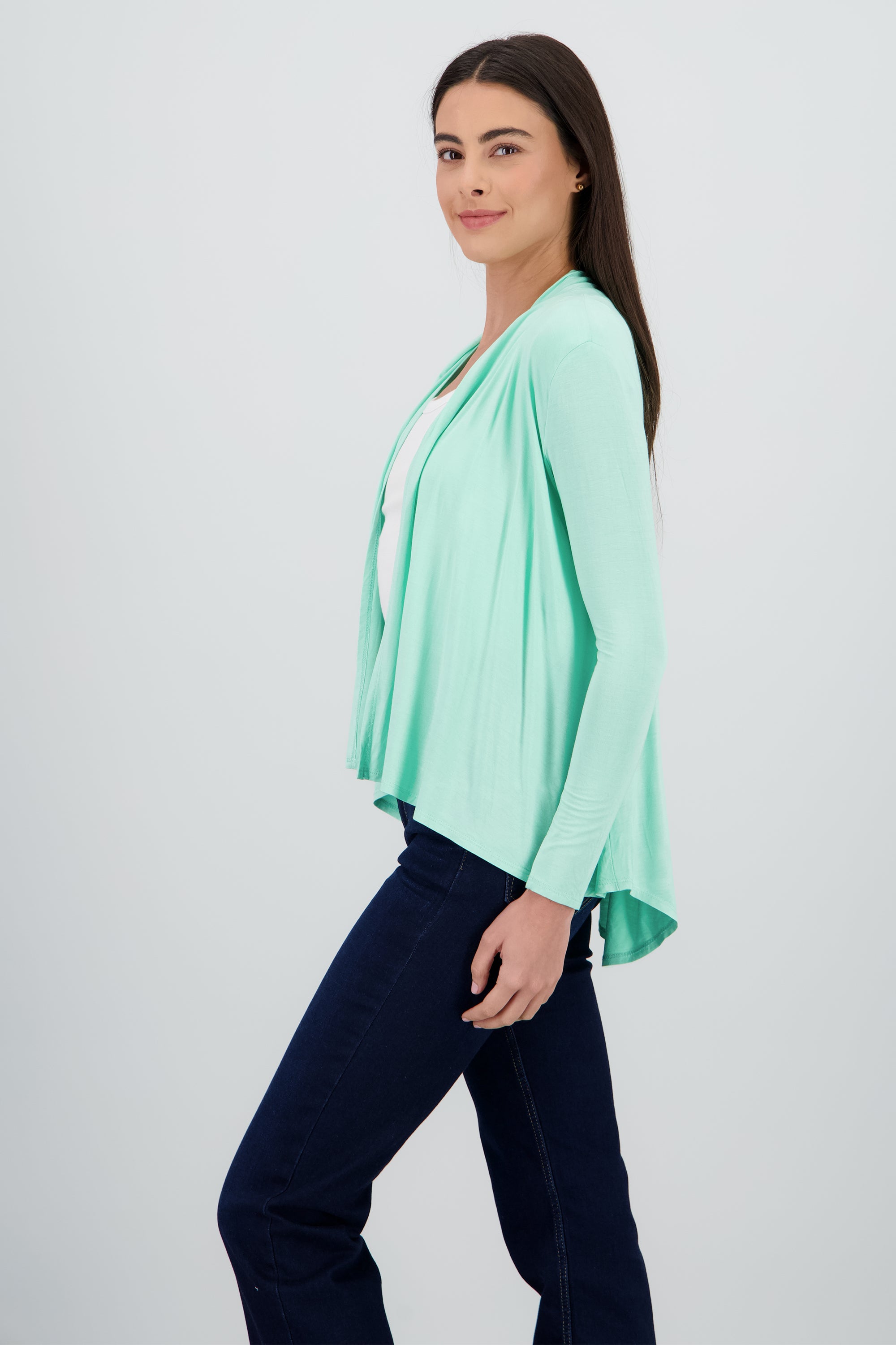 Cárdigan liso MENTA