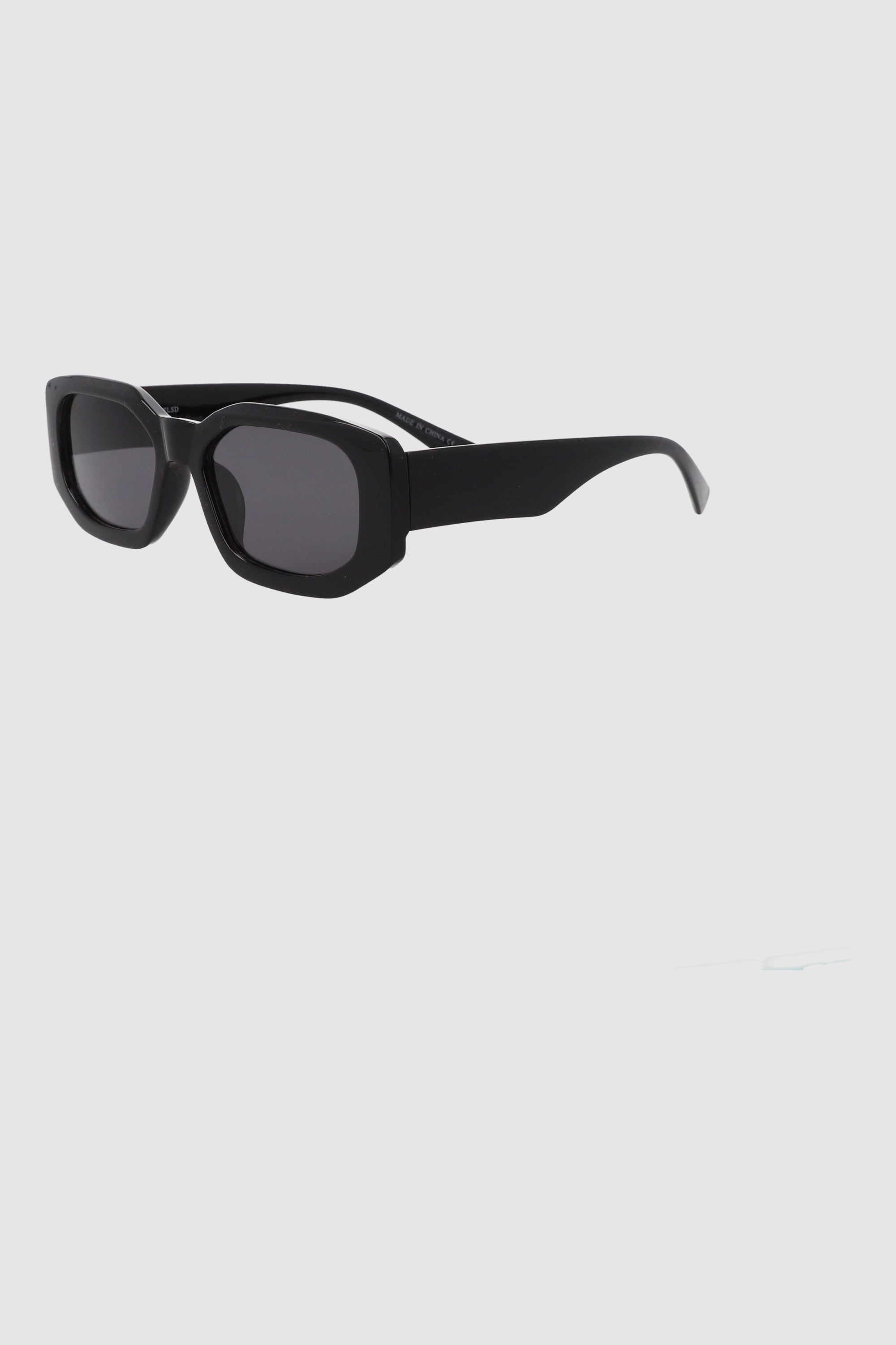 Lentes rectangulo geometrico NEGRO