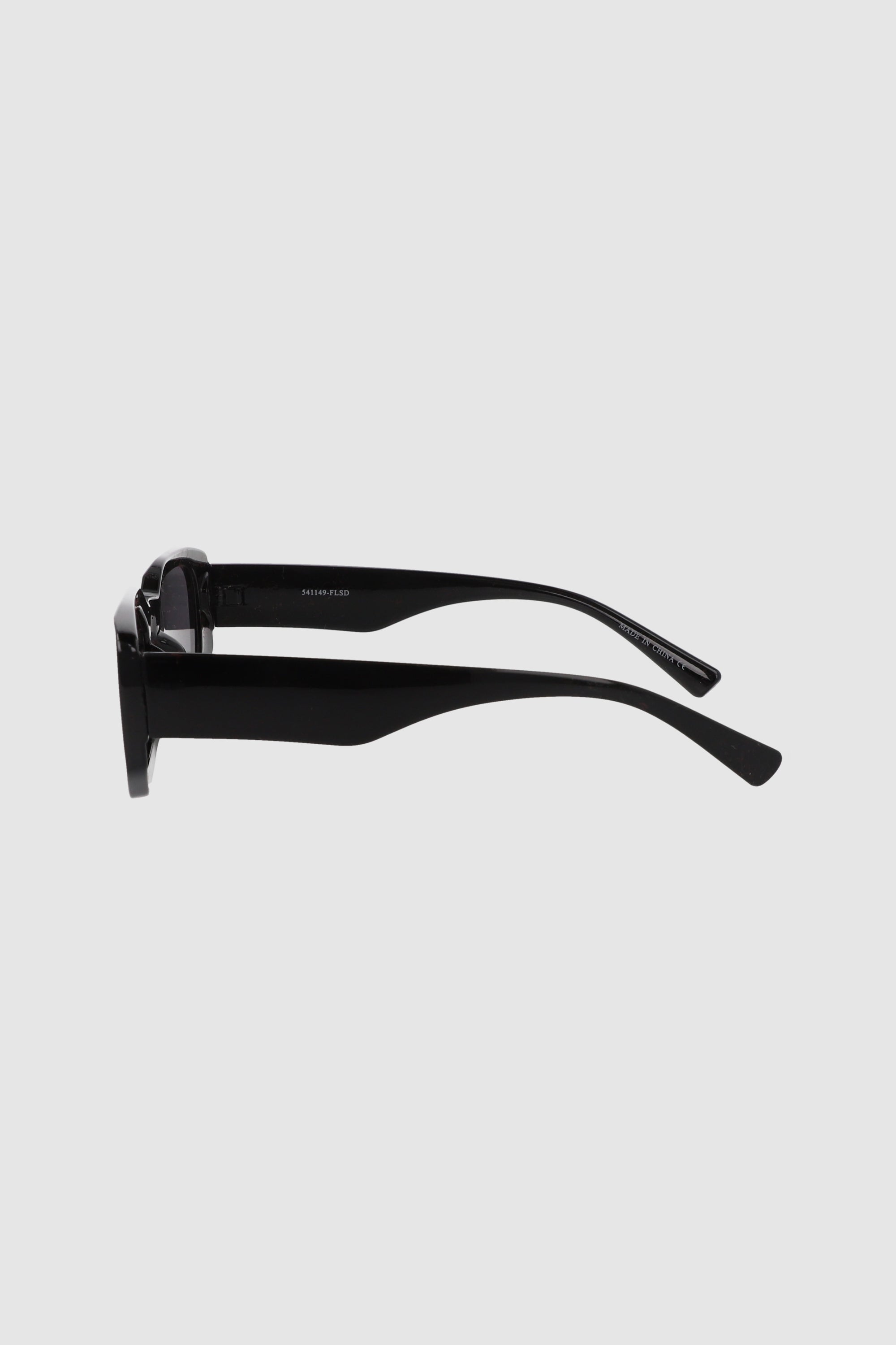 Lentes rectangulo geometrico NEGRO
