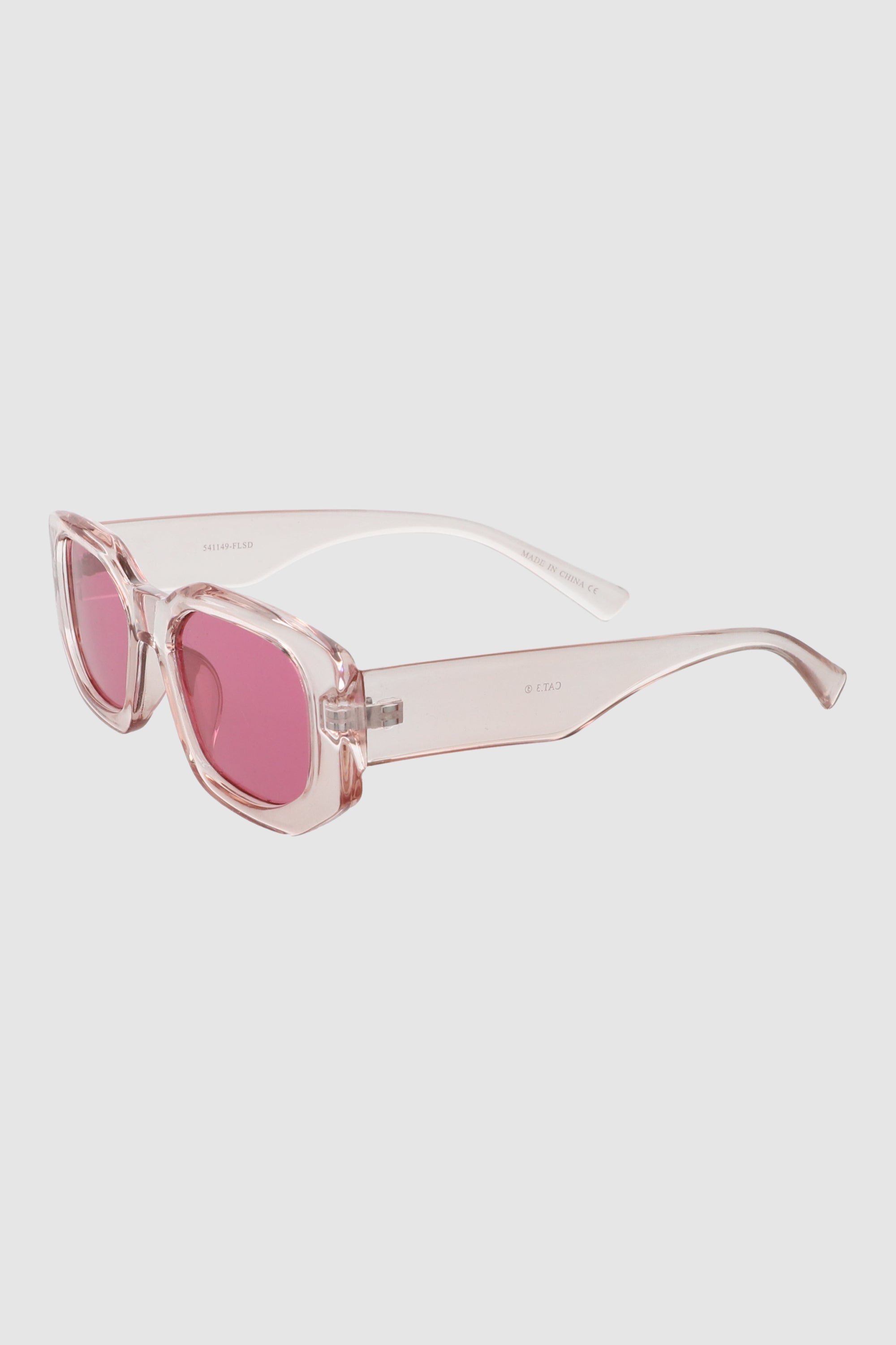 Lentes rectangulo geometrico ROSA