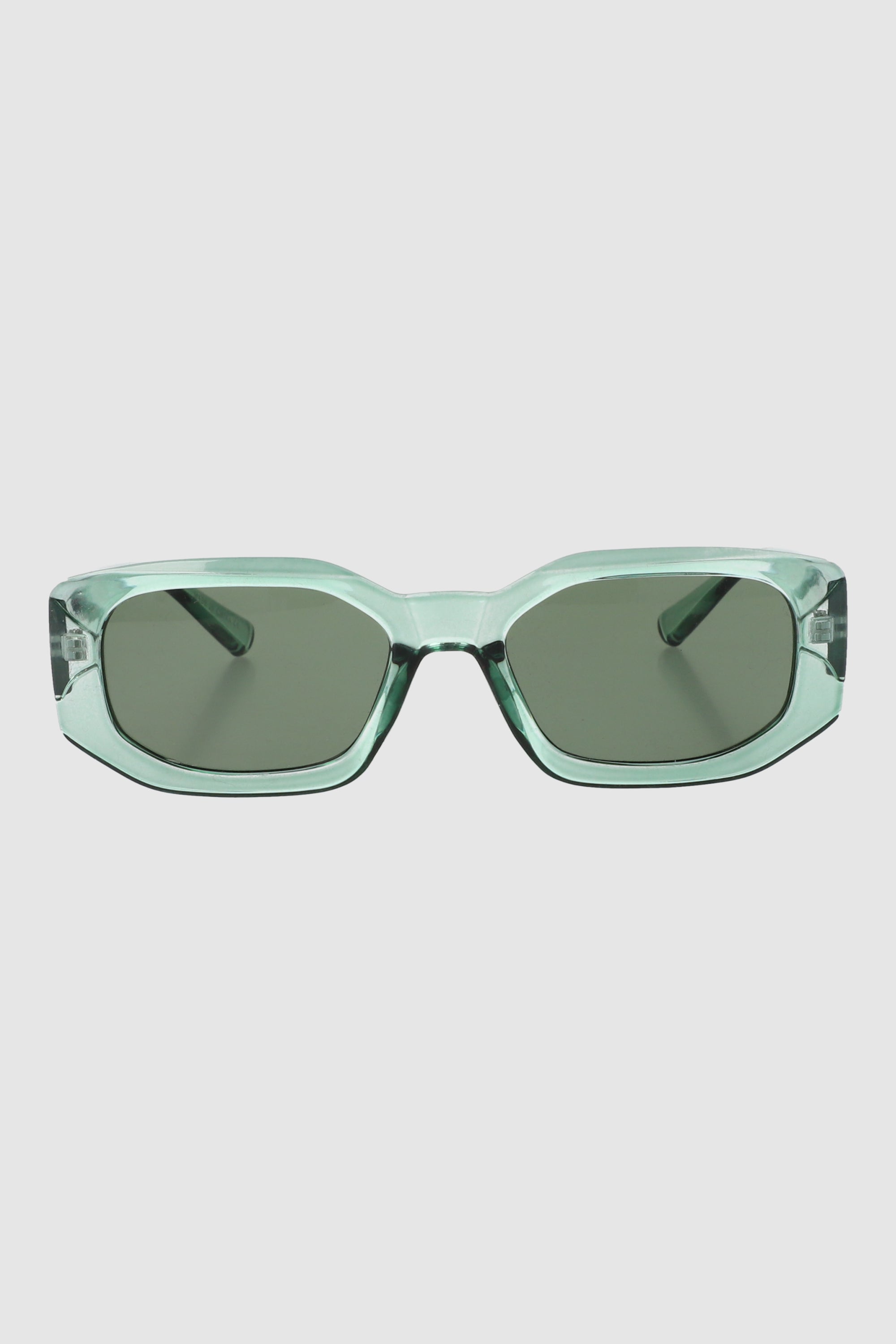 Lentes rectangulo geometrico VERDE