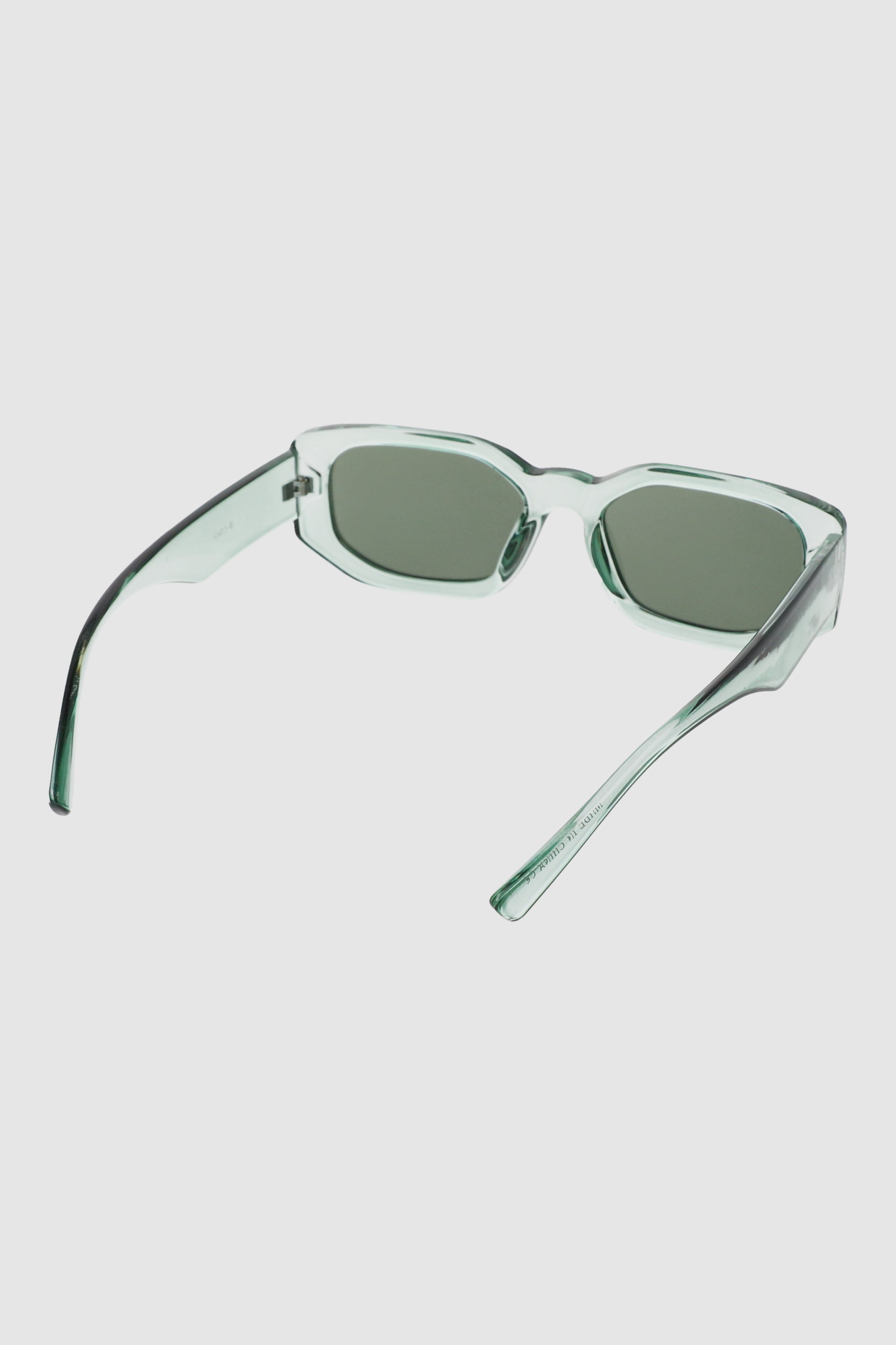 Lentes rectangulo geometrico VERDE