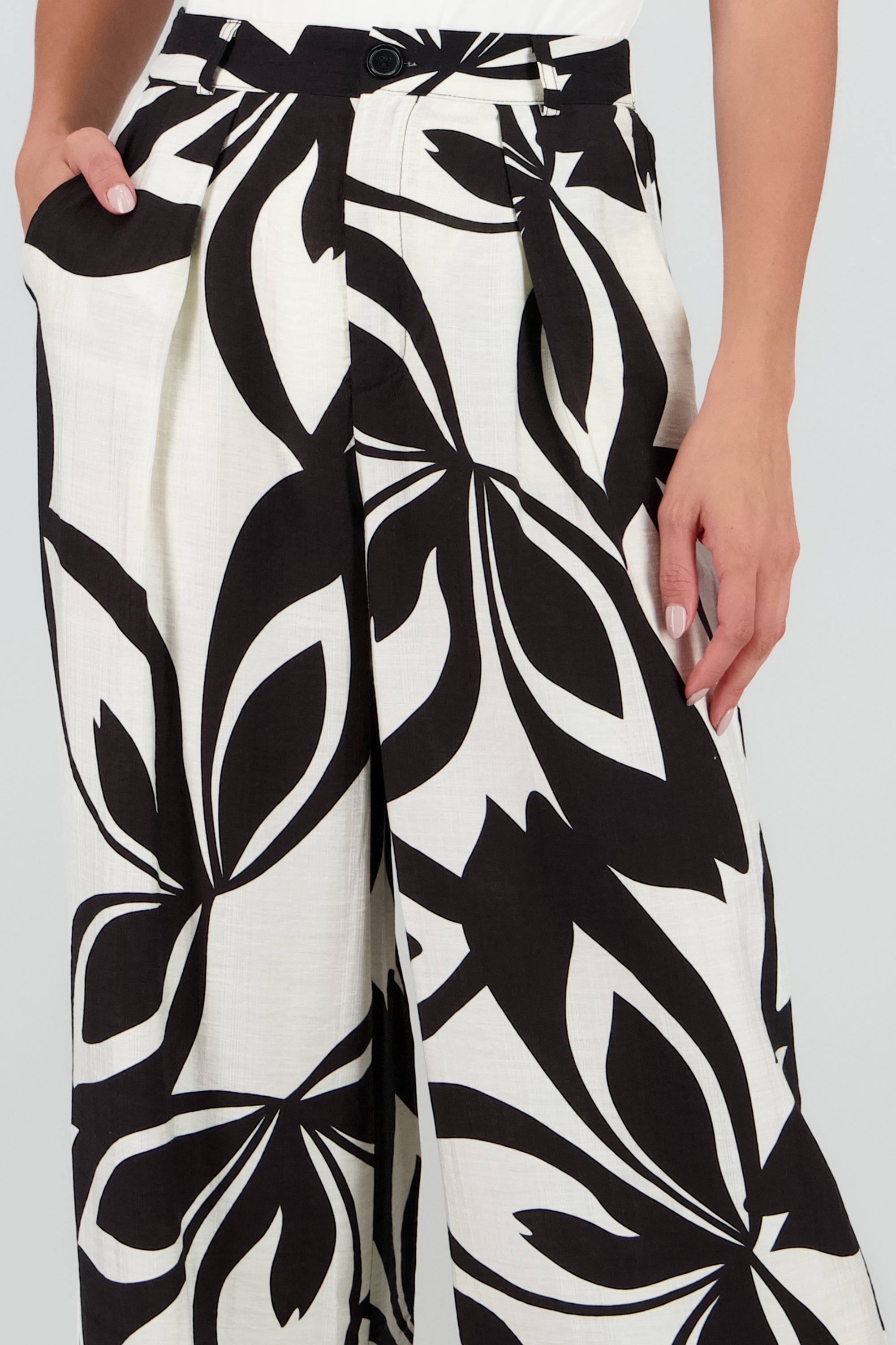 Pantalon estampado NEGRO COMBO