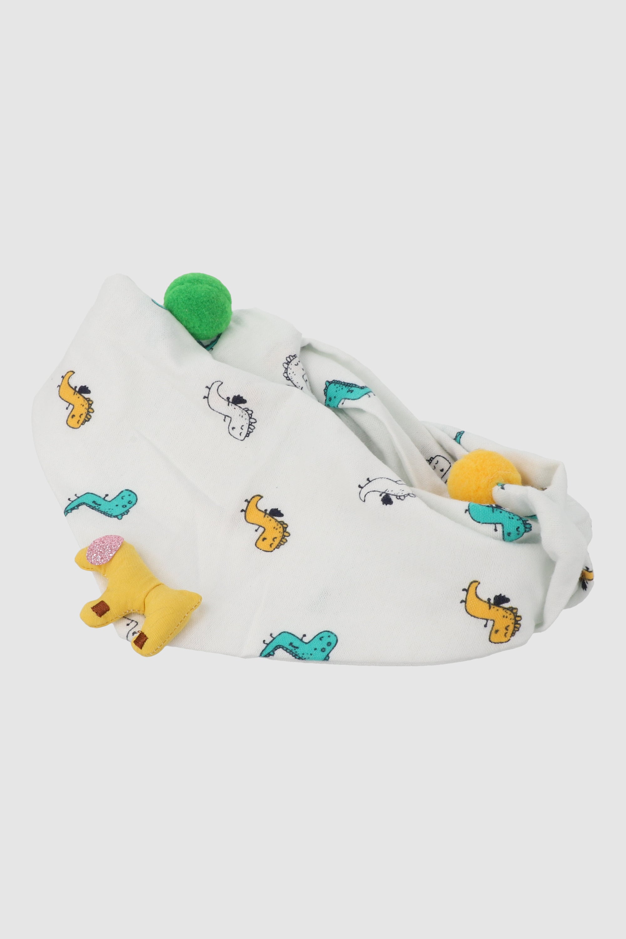 Bandana de dinosaurio BLANCO