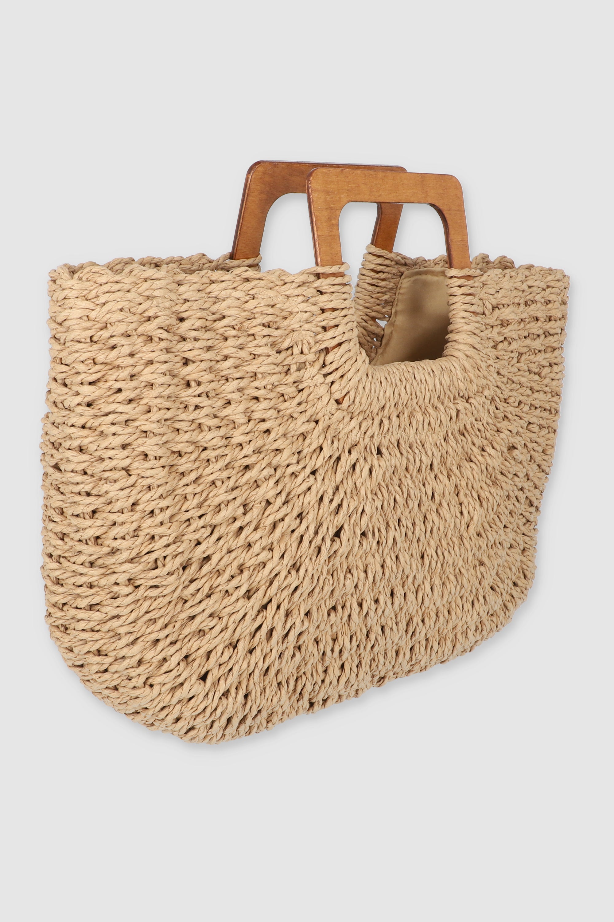 Bolsa con asas madera CAFE