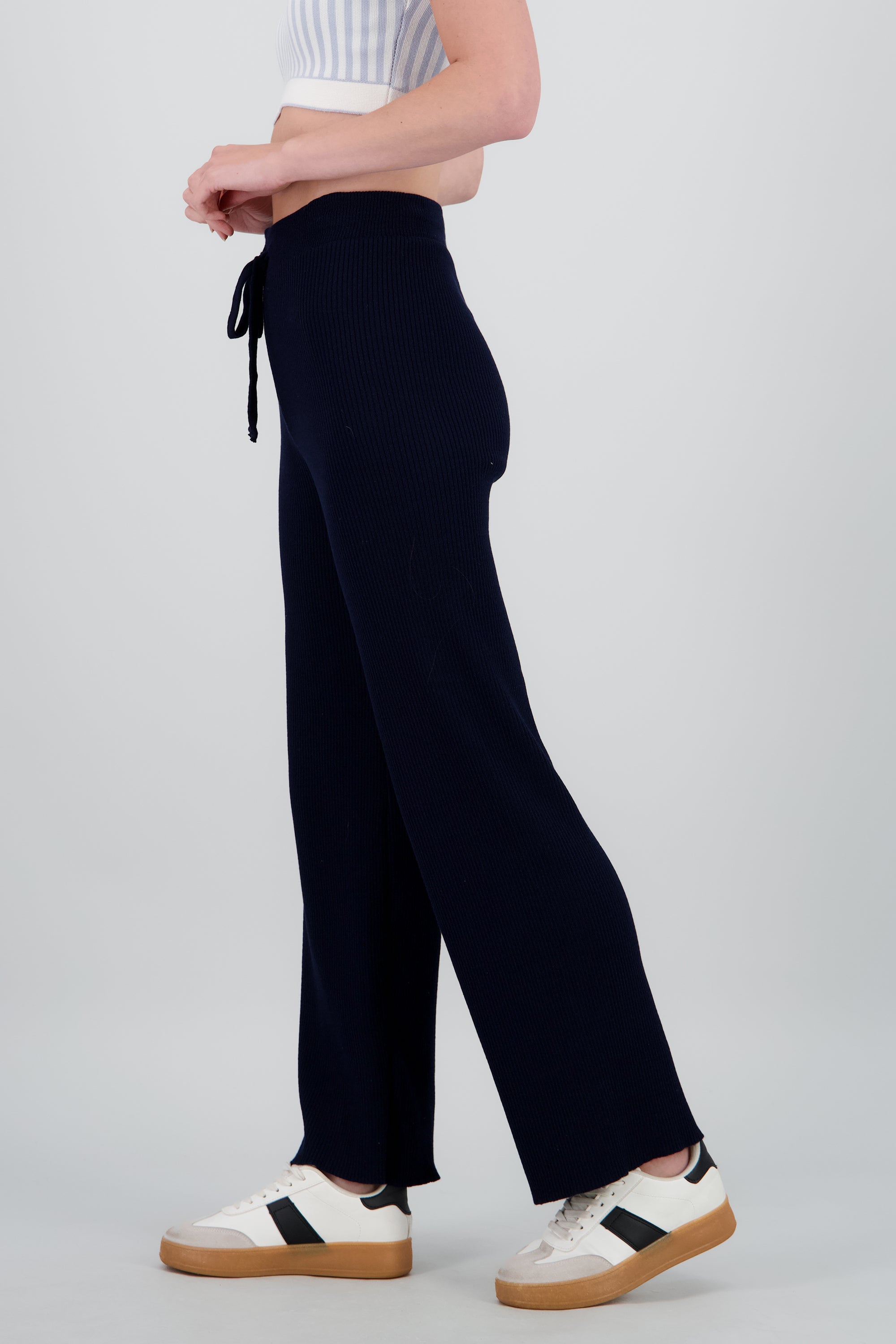 Pantalon tejido suave MARINO