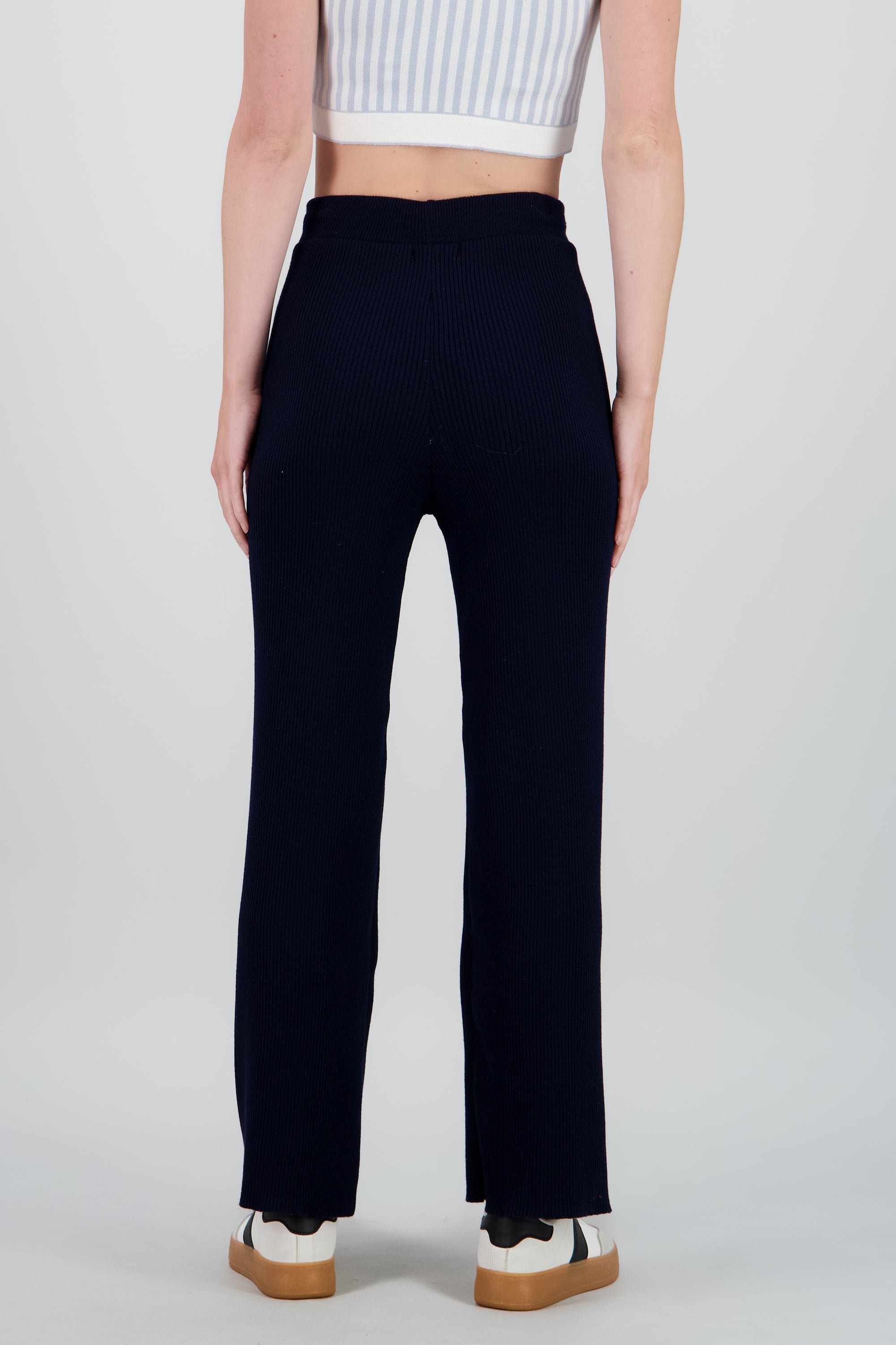 Pantalon tejido suave MARINO