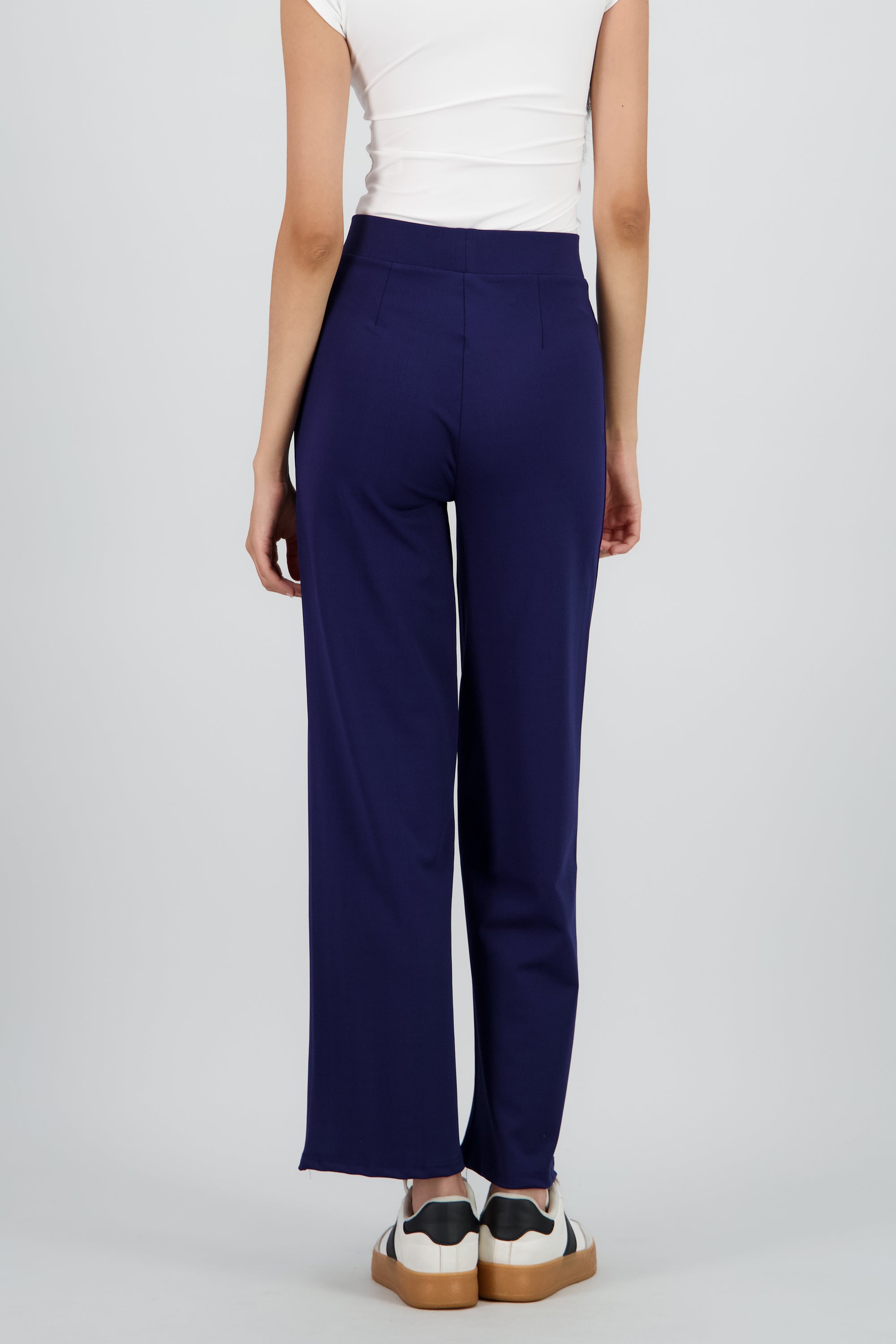 Pantalon recto costuras MARINO