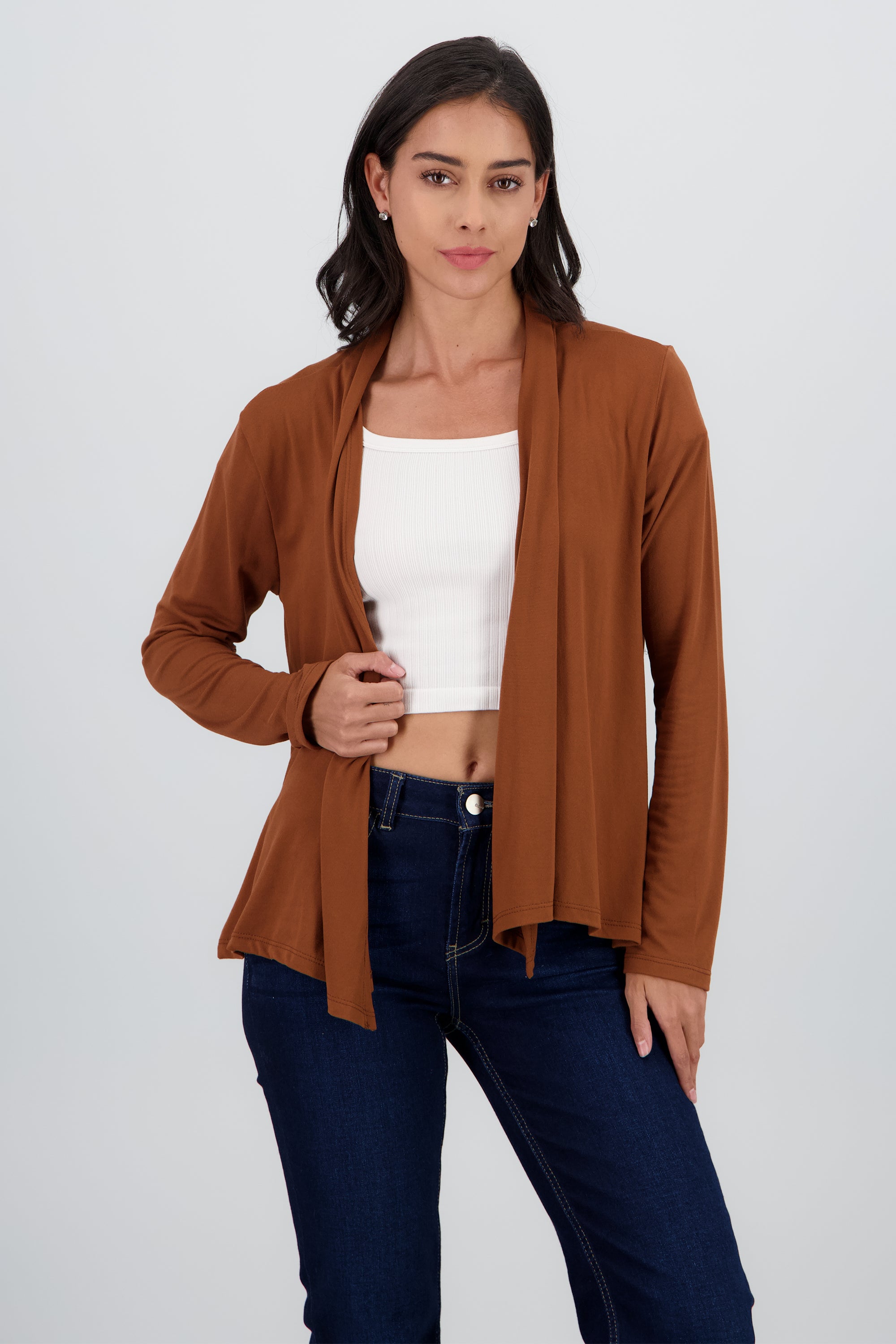 Cardigan corto manga larga CAFE