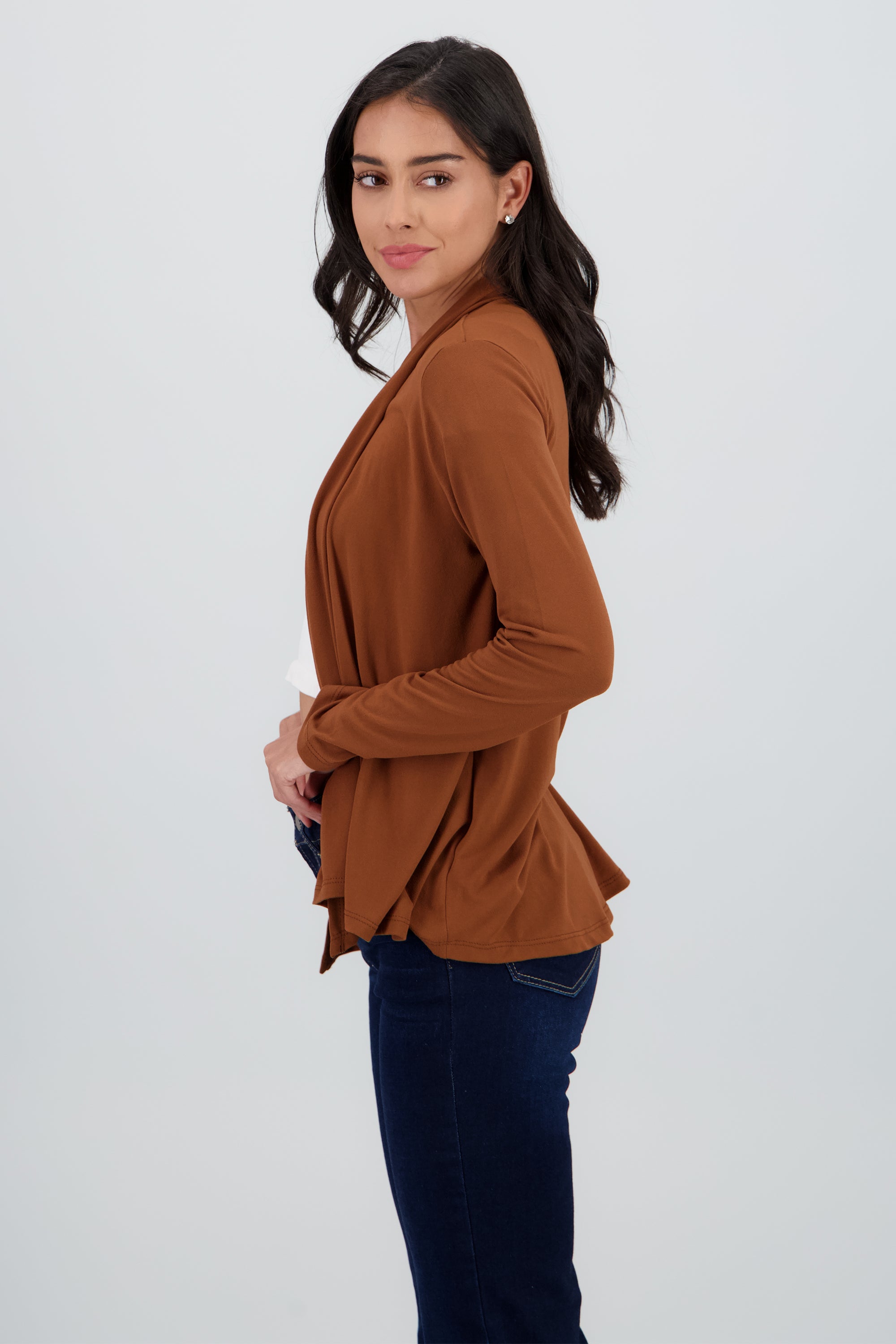 Cardigan corto manga larga CAFE