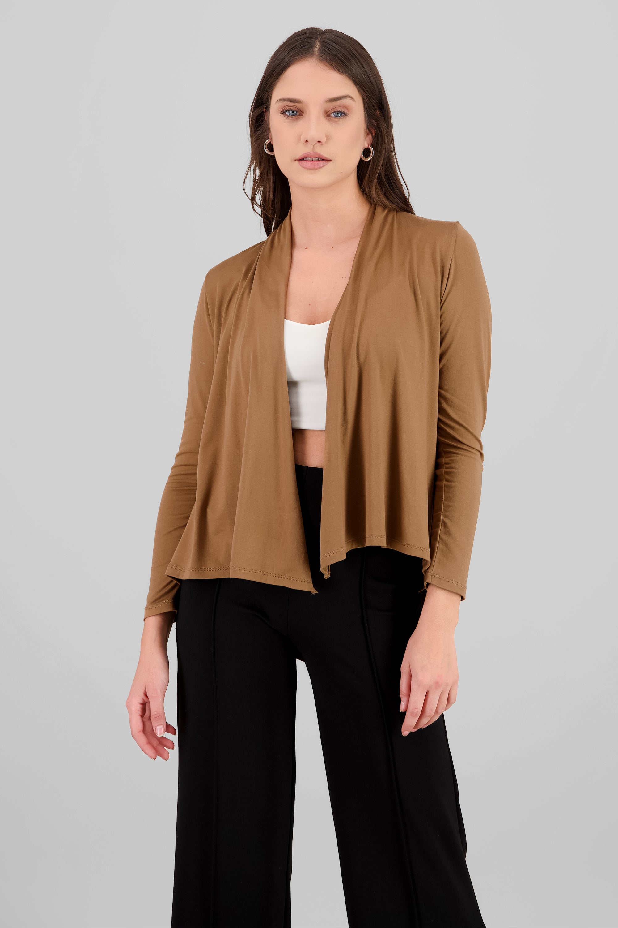 Cardigan corto manga larga CAMELLO