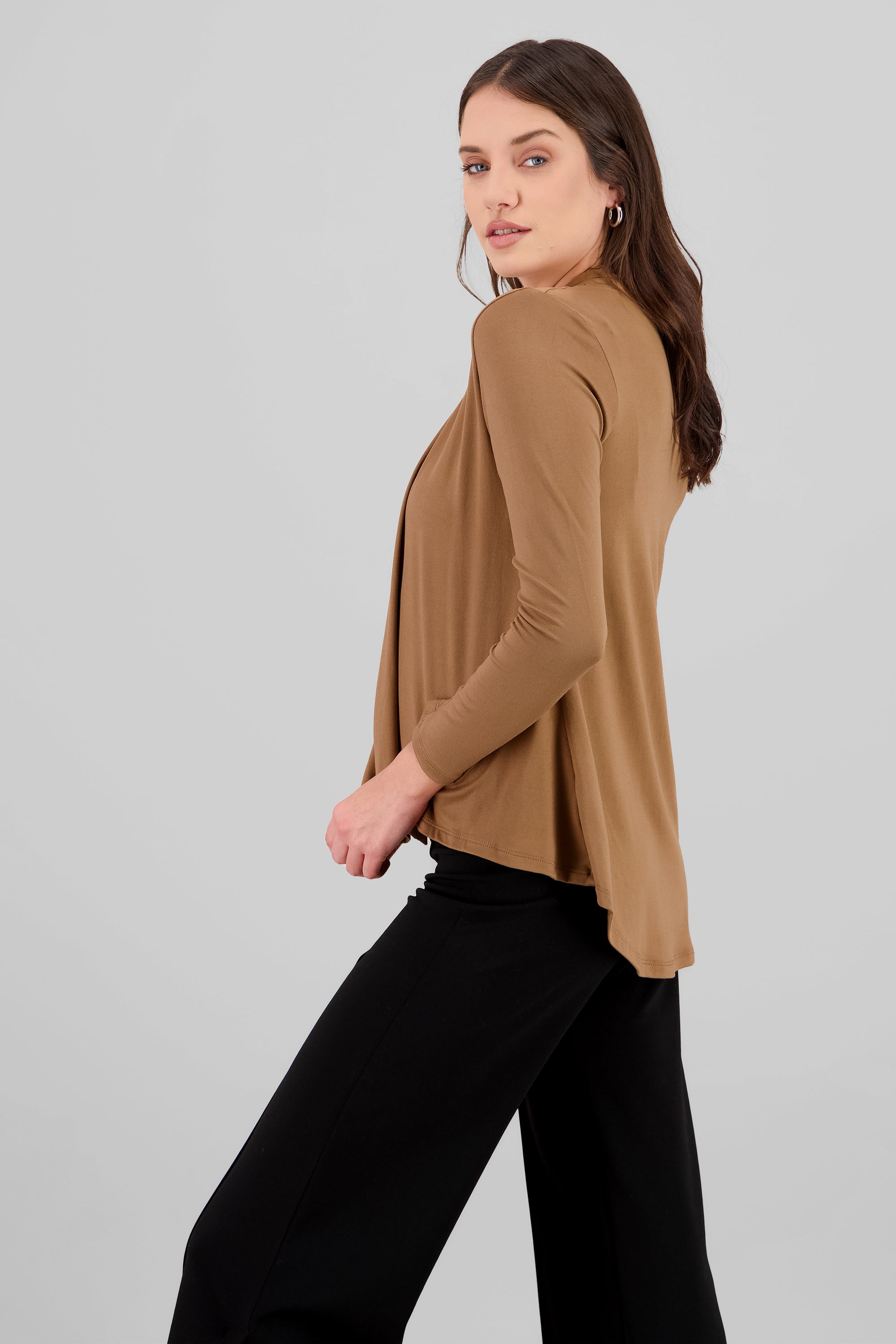 Cardigan corto manga larga CAMELLO