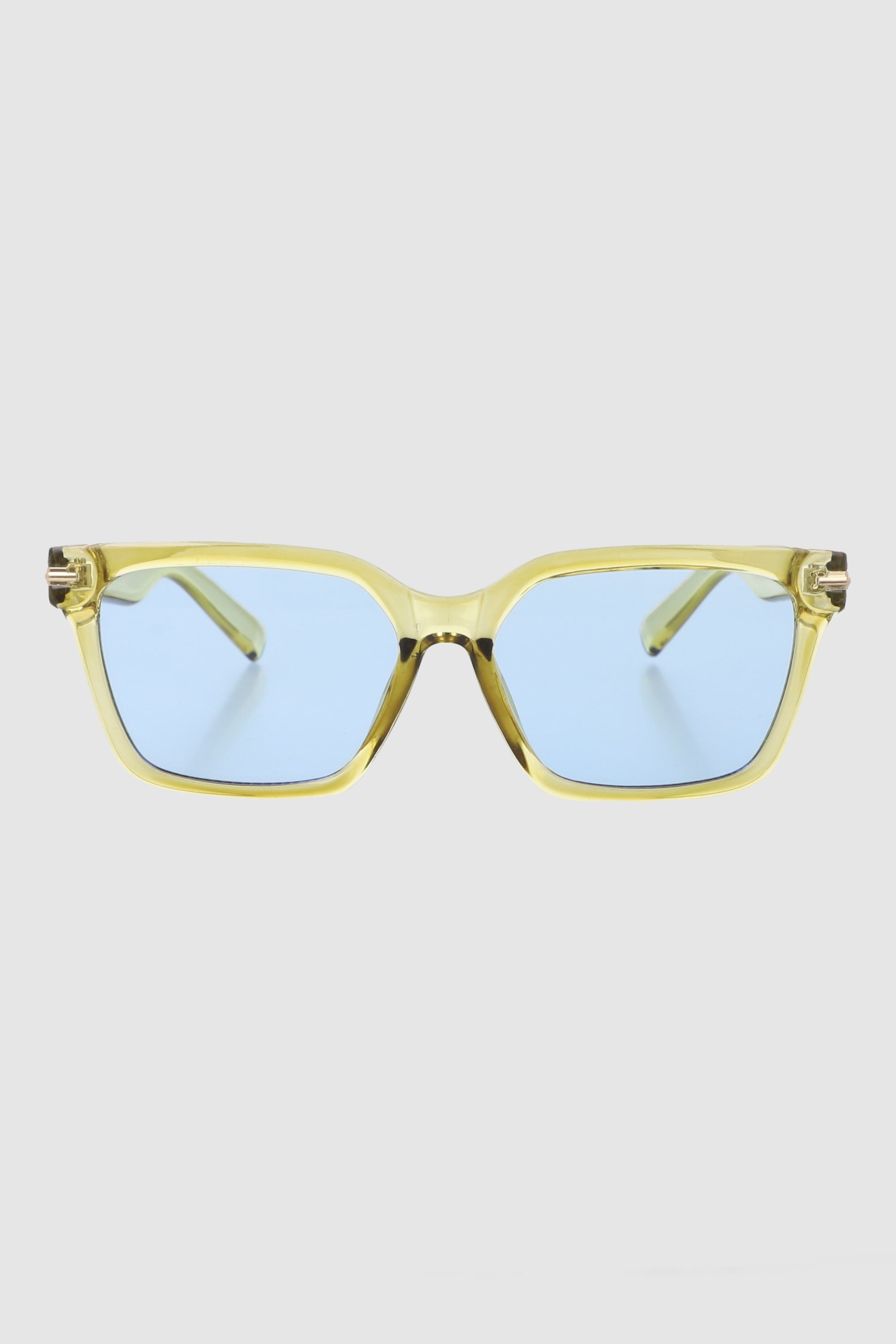 Lentes clasicos cuadrados AMARILLO