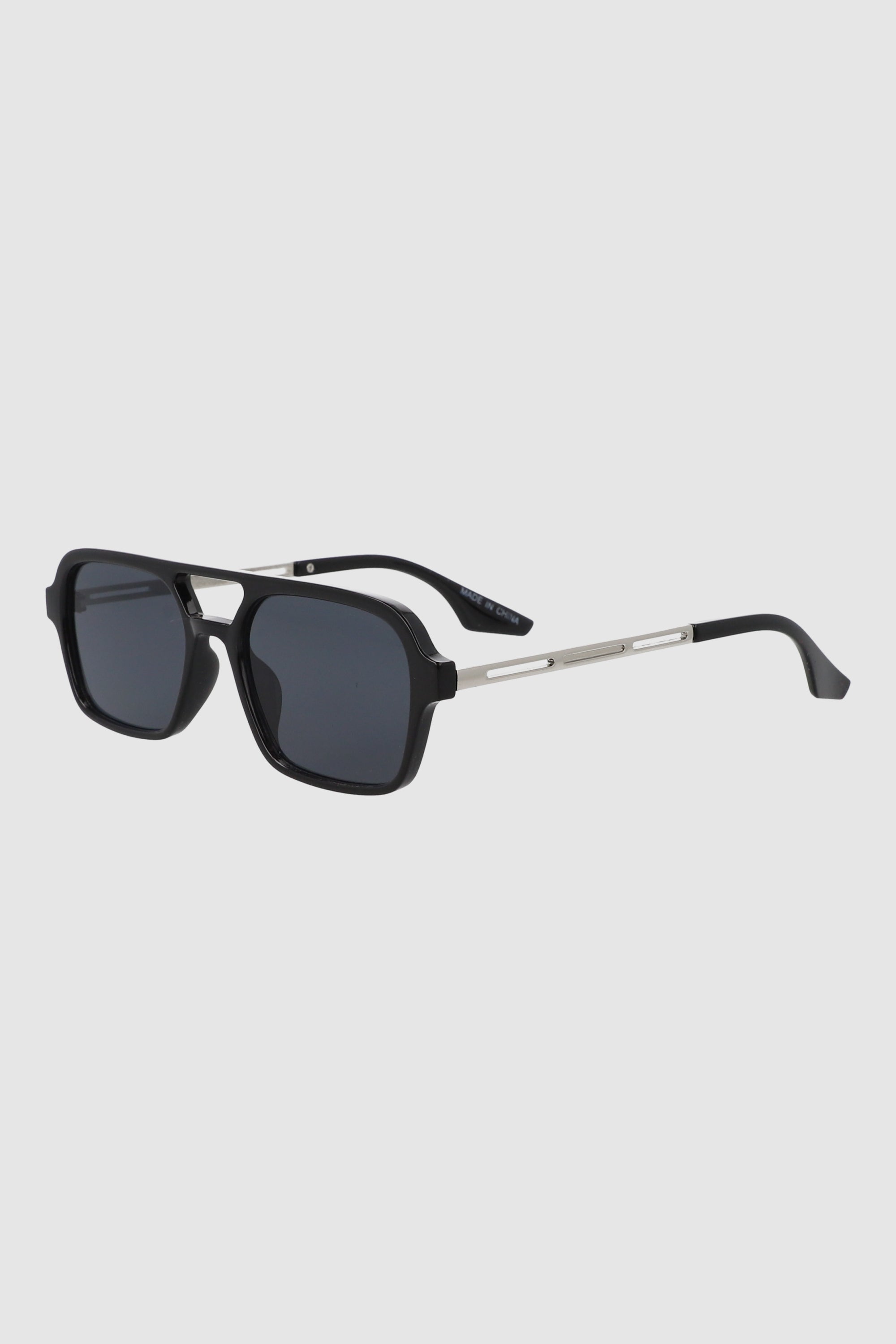 Lentes aviador rectangulo color NEGRO