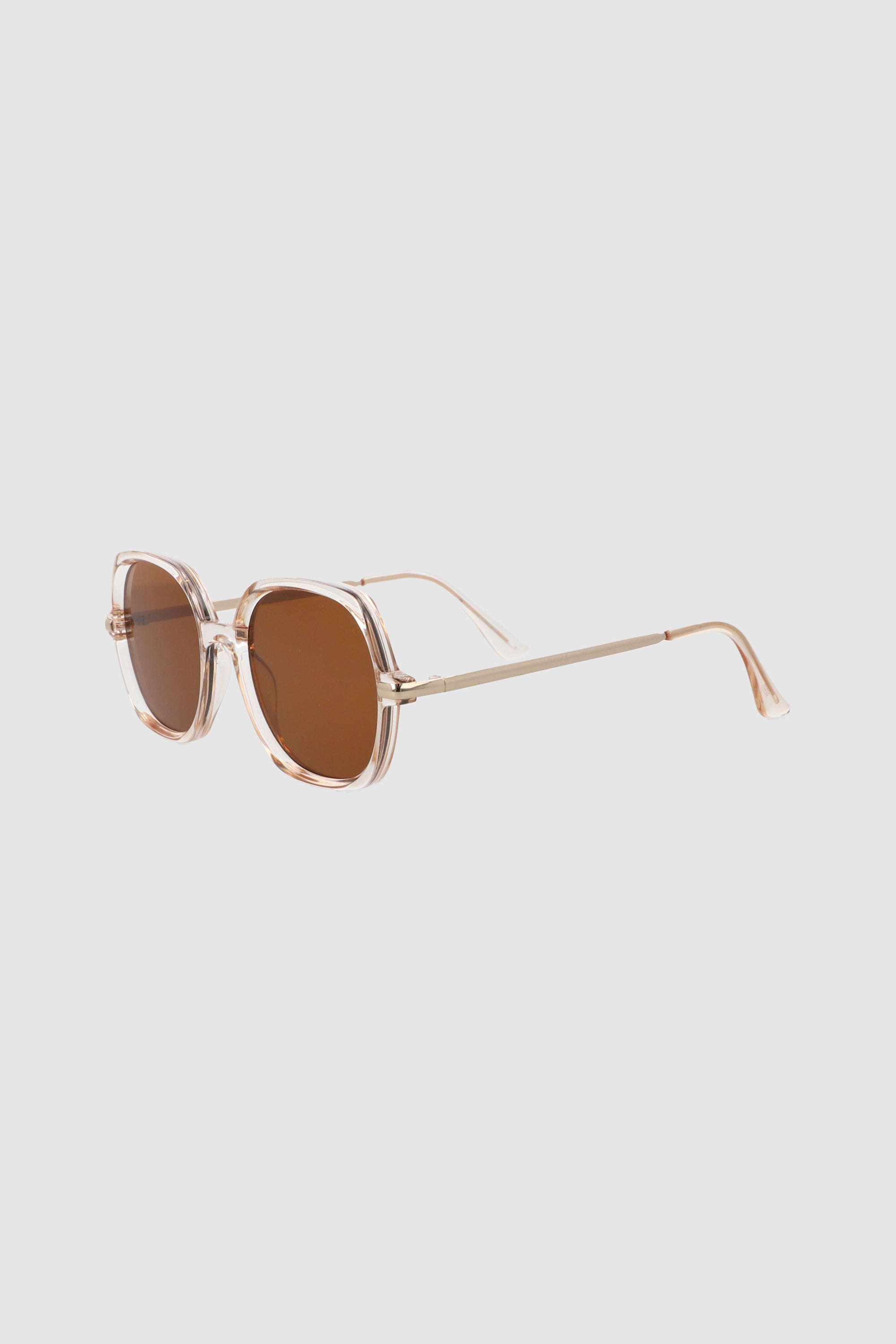 Lentes oversize mica color CAFE