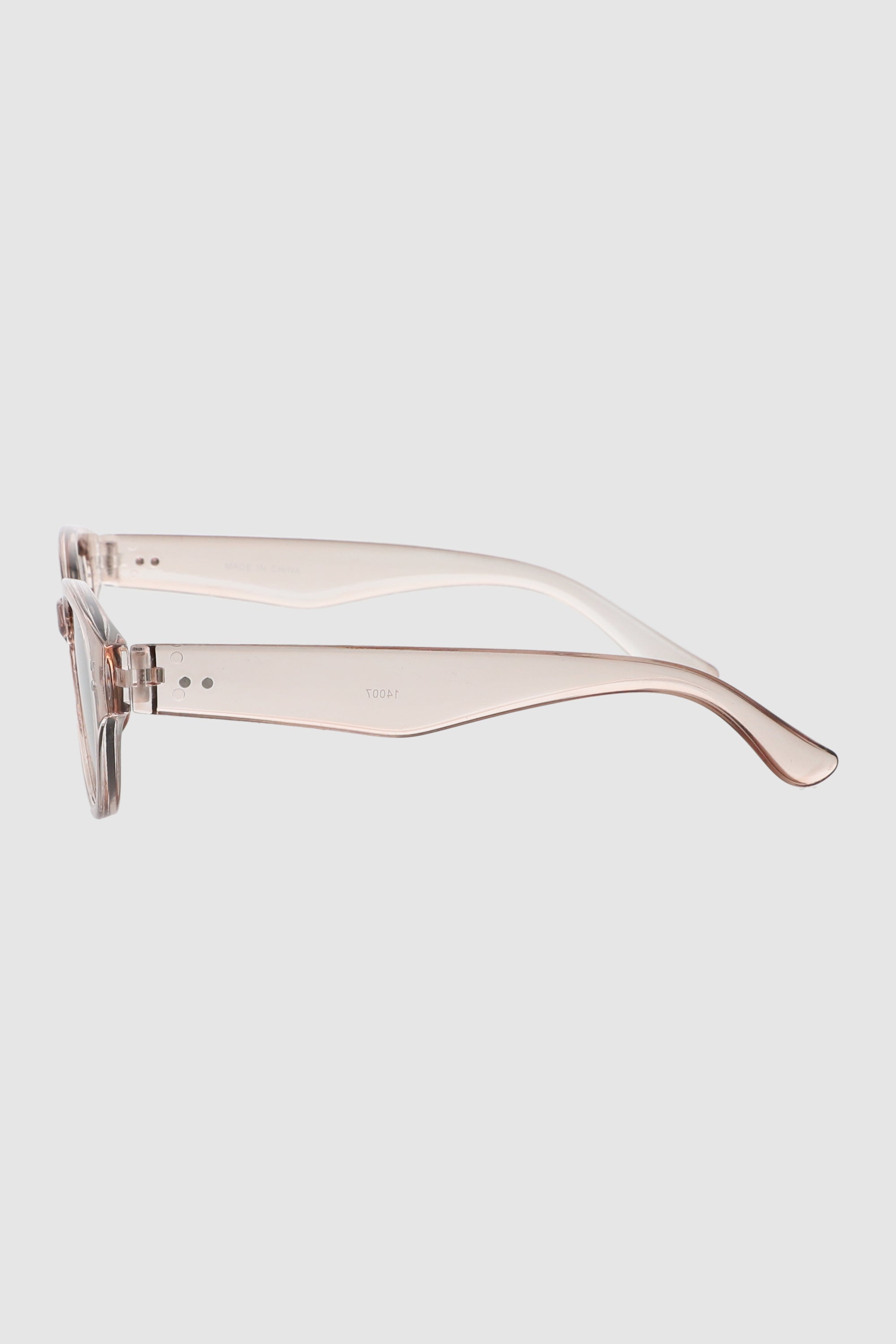 Lentes cateye pasta TRANSPARENTE