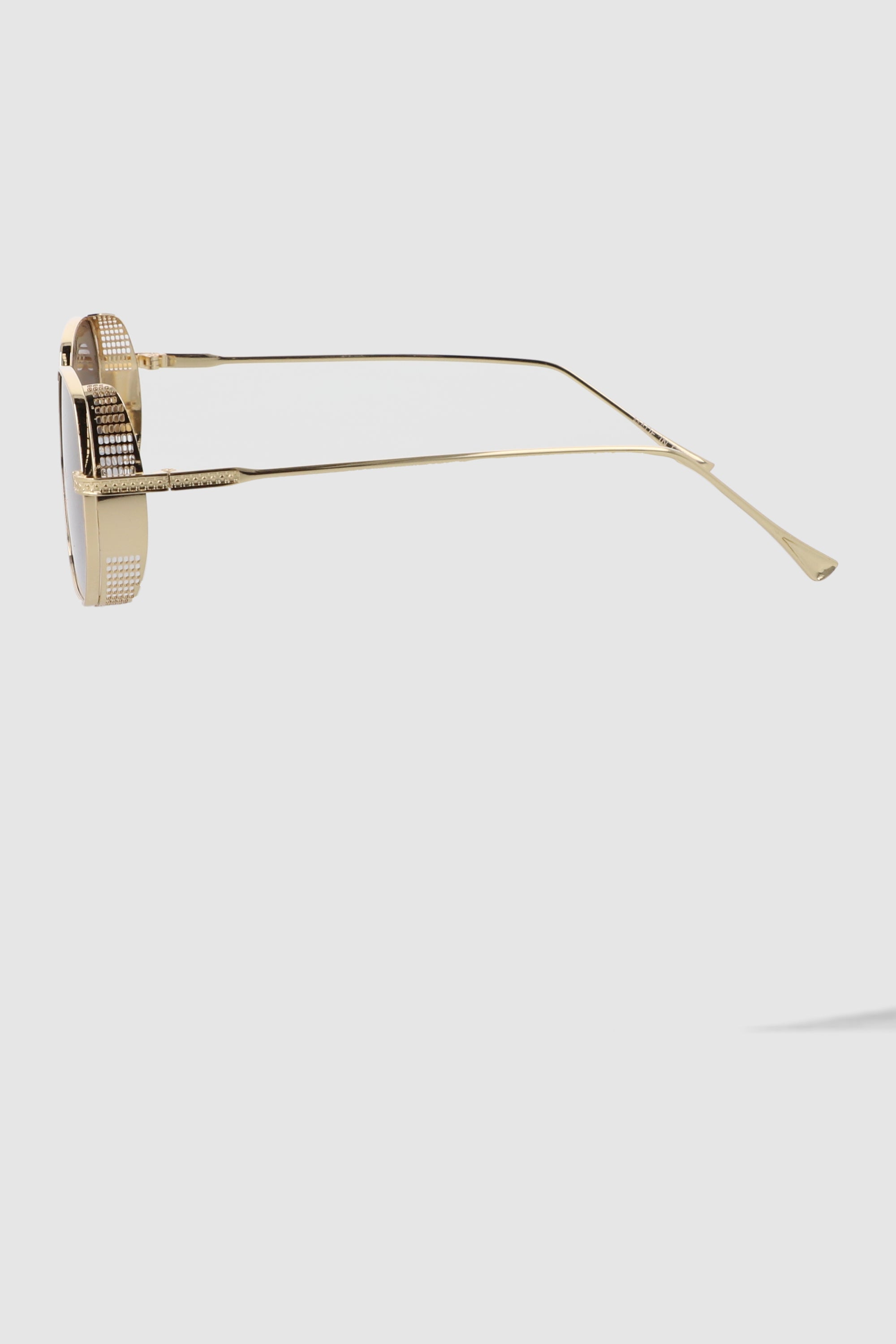 Lentes geometricos metal AZUL
