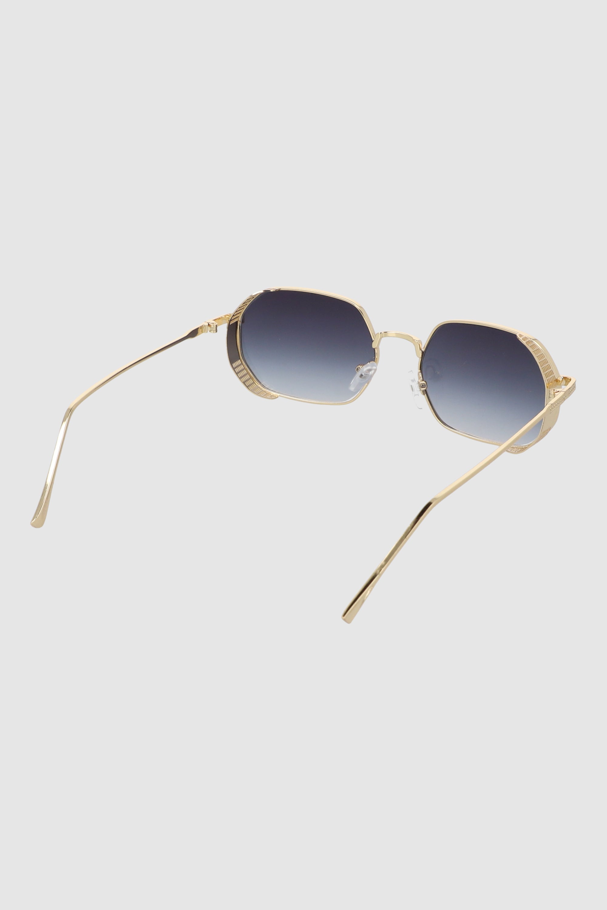 Lentes geometricos metal AZUL