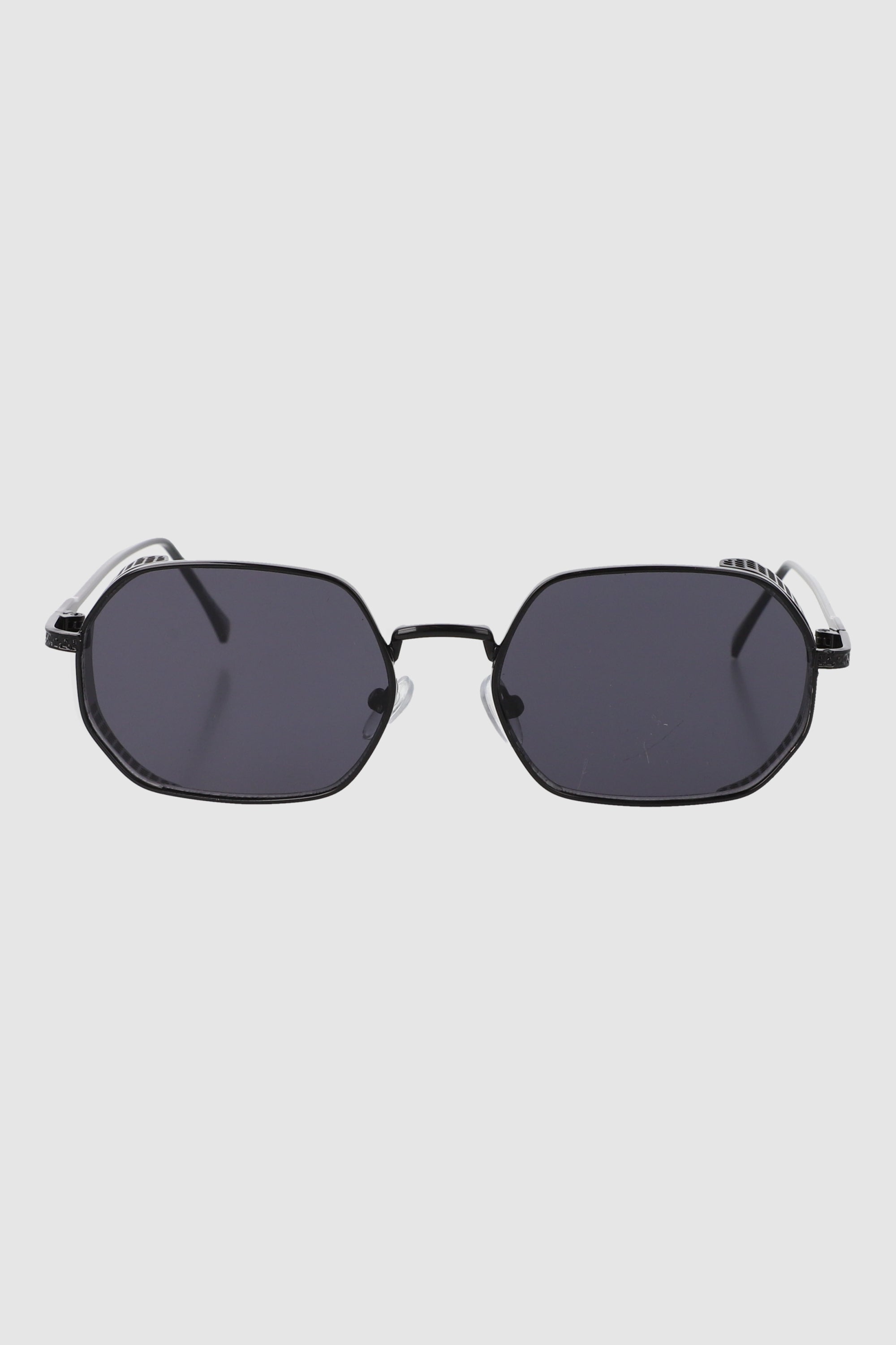 Lentes geometricos metal NEGRO