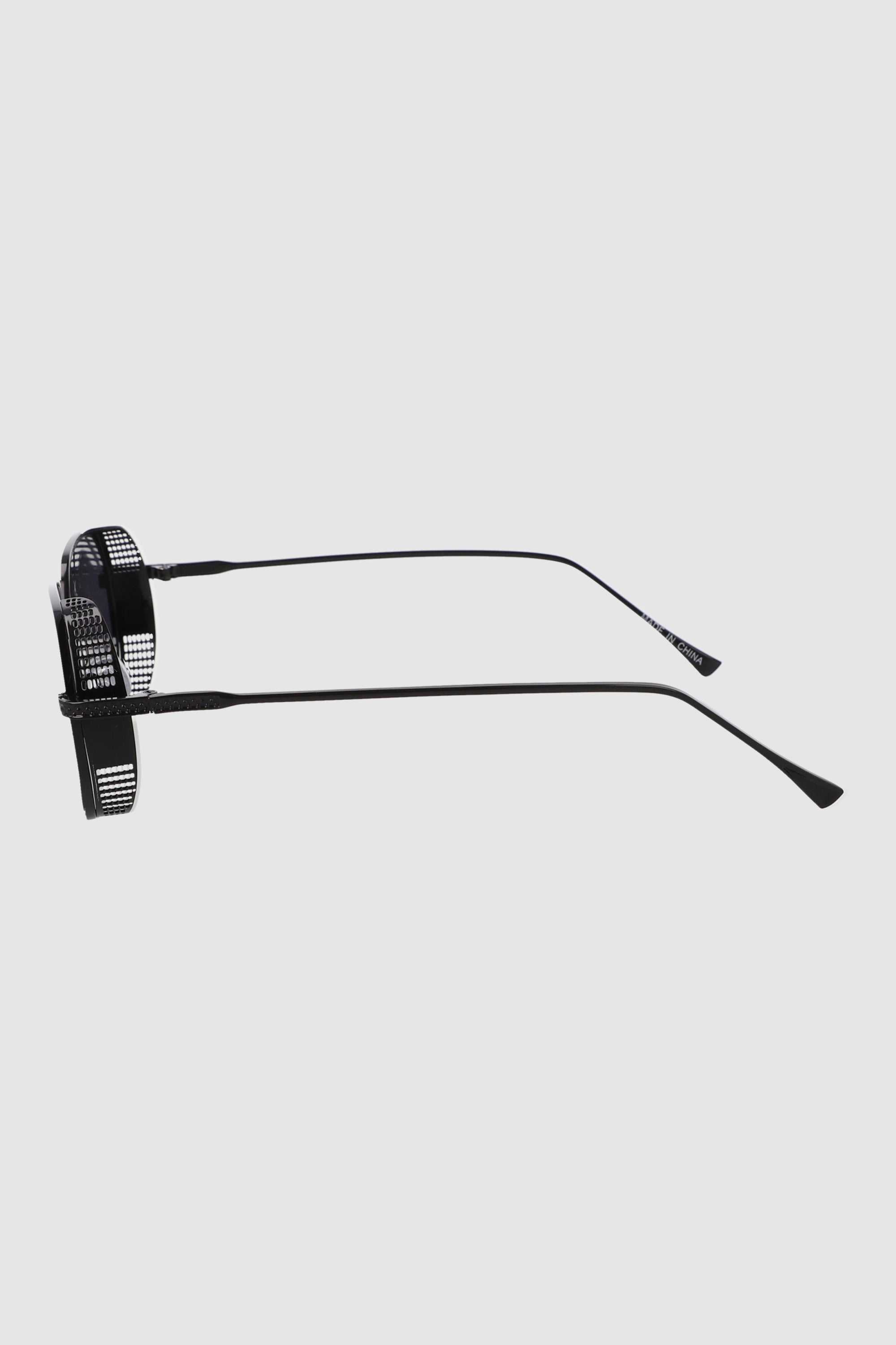 Lentes geometricos metal NEGRO
