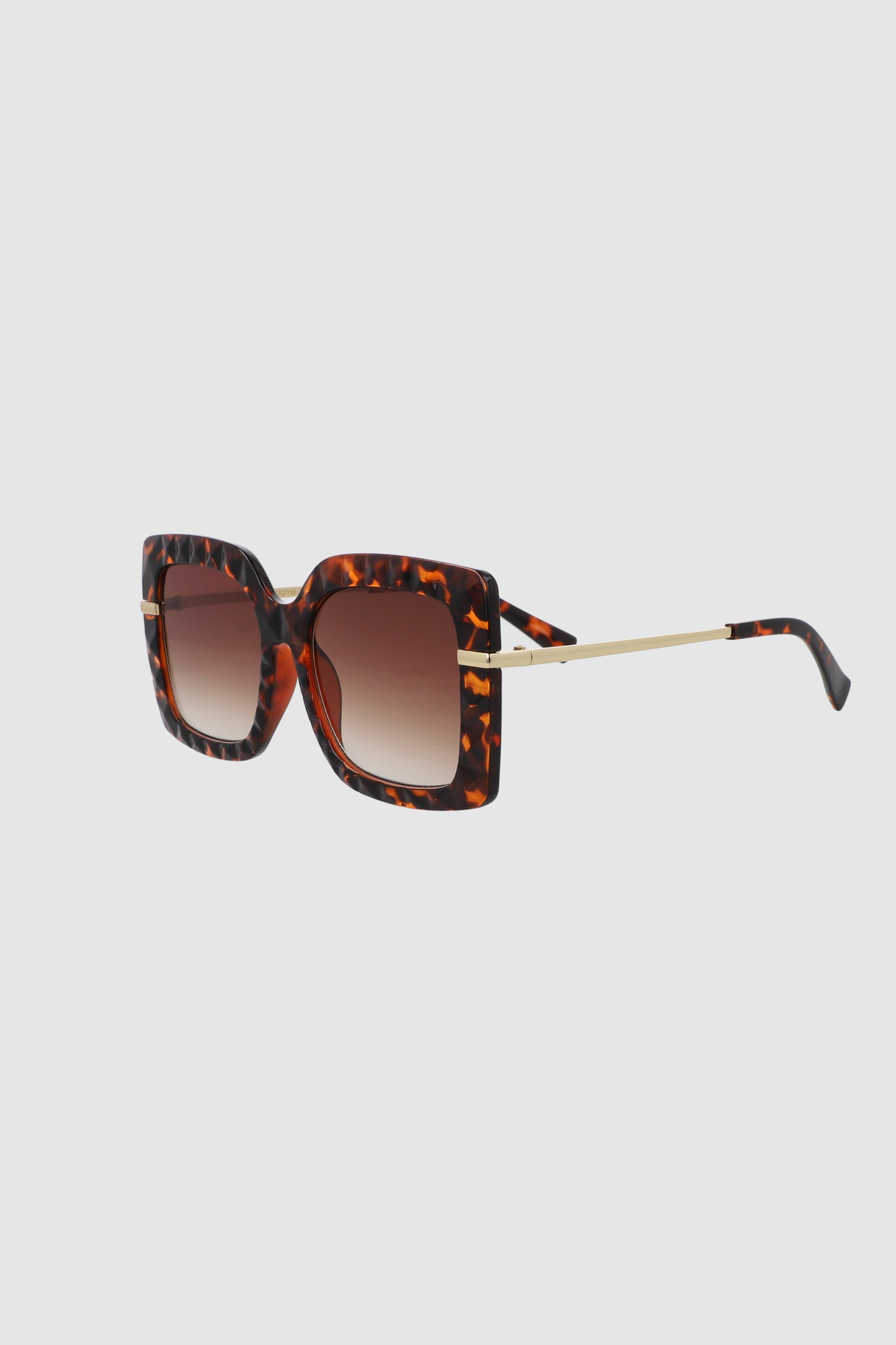 Lentes oversize marco CAFE