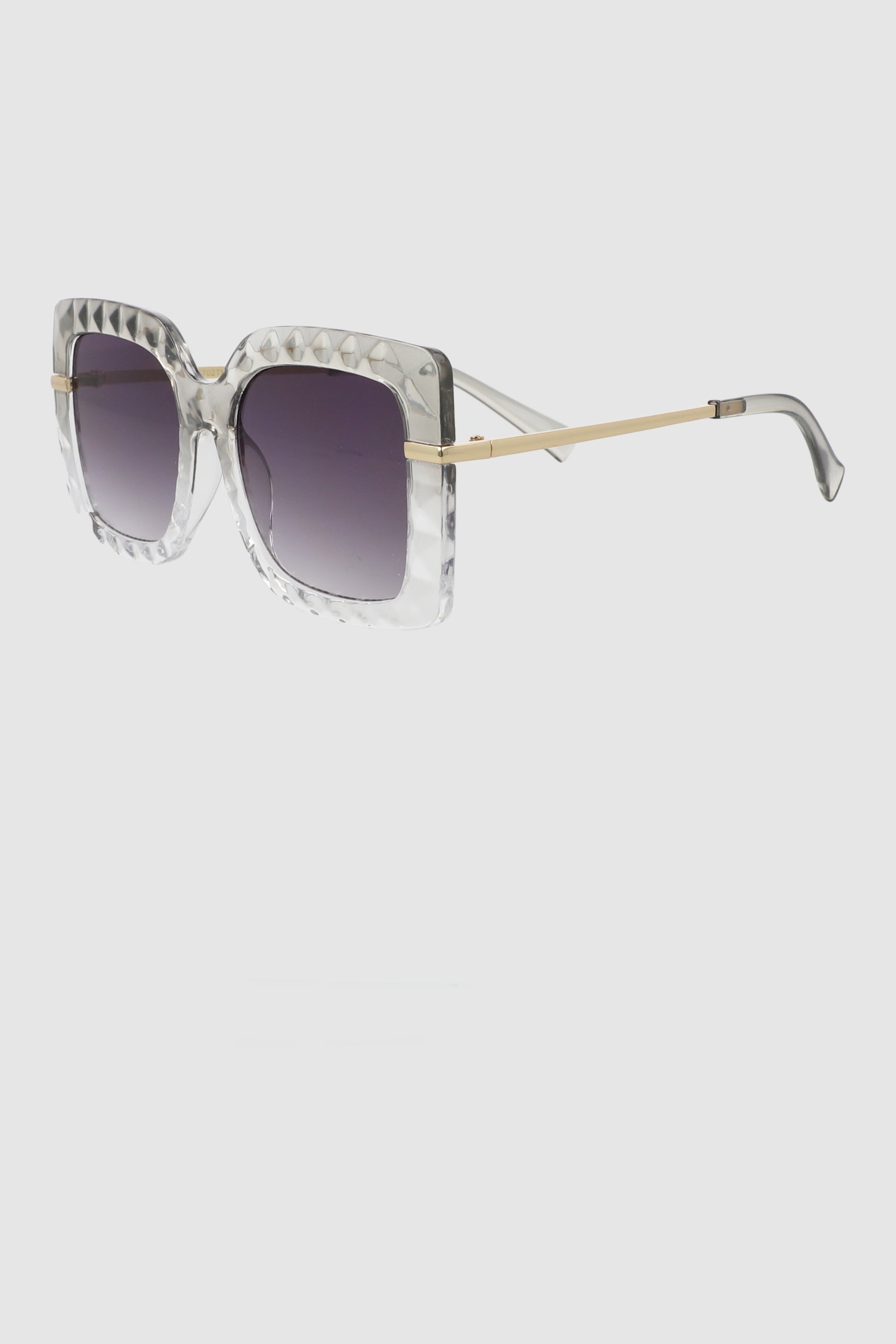 Lentes oversize marco GRIS
